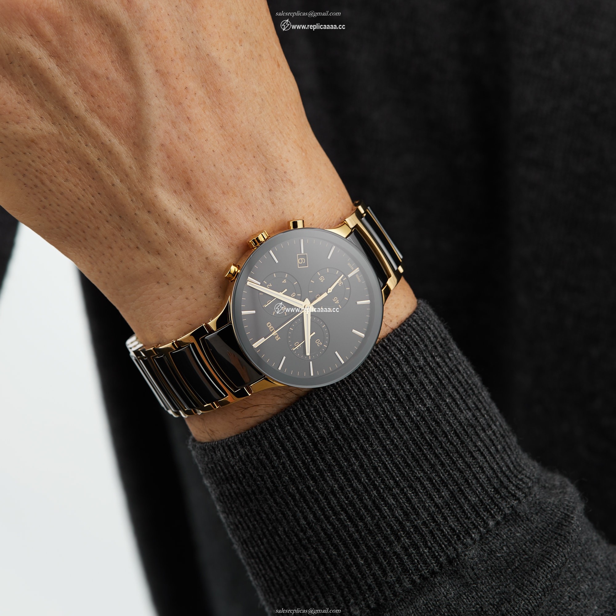 Replica Rado Centrix 44mm Mens details R30134162
