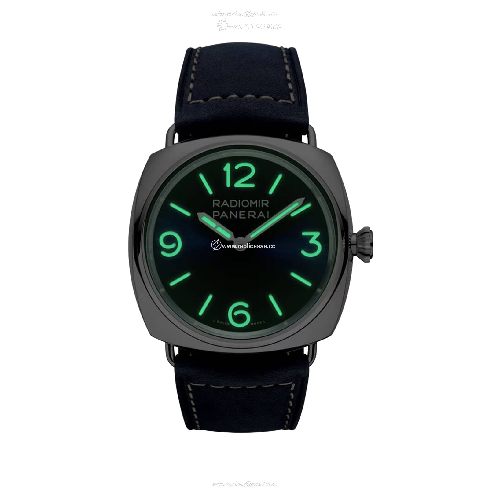 Replica Panerai Radiomir Officine 45mm Mens details Blue PAM01383