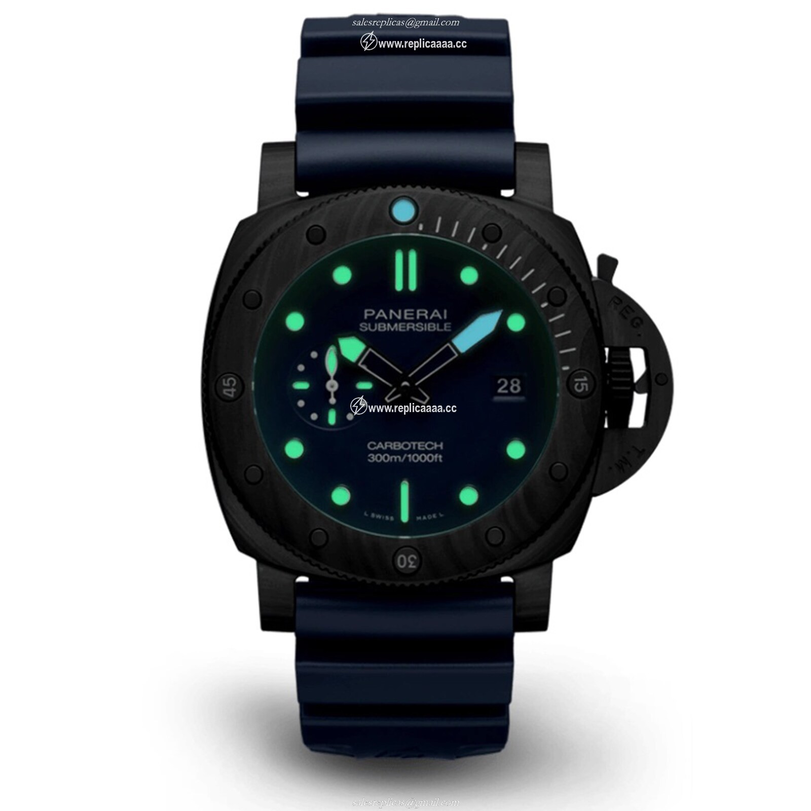 Replica Panerai Submersible QuarantaQuattro Carbotech Blu Abisso PAM01232 2 Replica Panerai Submersible QuarantaQuattro Carbotech Blu Abisso PAM01232