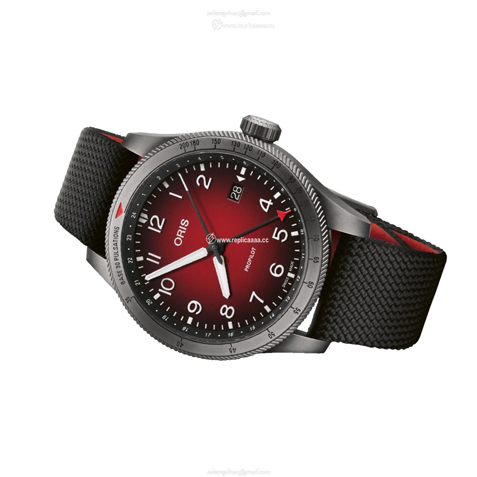Replica Oris ProPilot GMT 41.5mm Stainless Steel Mens details 01 798 7773 4268-07 3 20 14GLC