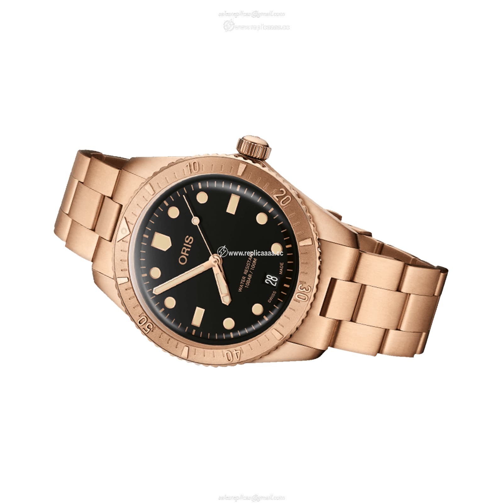 Replica Oris Divers Sixty Five Date Cotton Candy Sepia 38mm Mens details Bronze 01 733 7771 3154-07 8 19 15 2 Replica Oris Divers Sixty Five Date Cotton Candy Sepia 38mm Mens details Bronze 01 733 7771 3154-07 8 19 15