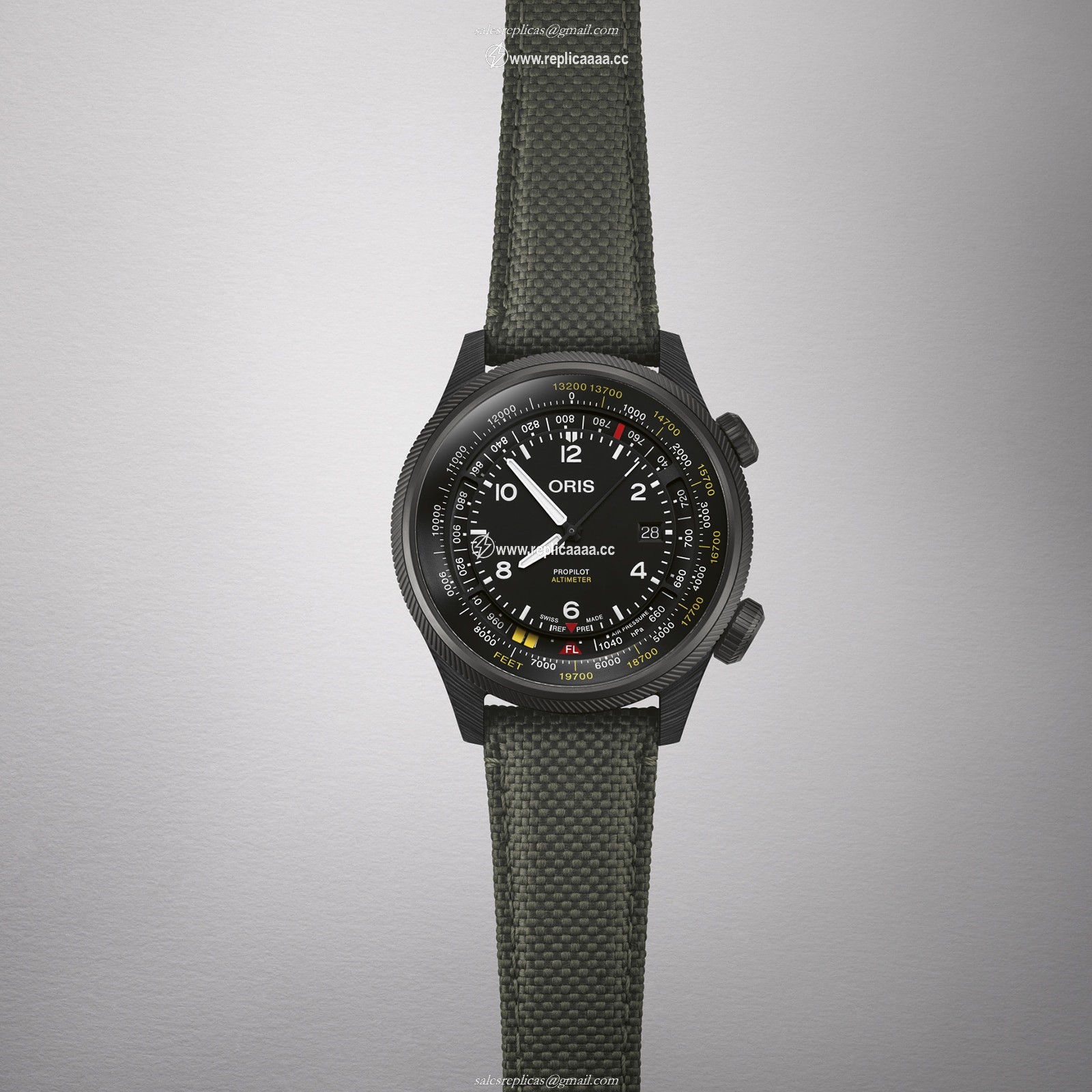 Replica Oris Pro Pilot Altimeter 47mm Mens details - Altitude in Feet 01 793 7775 8734-SET 2 Replica Oris Pro Pilot Altimeter 47mm Mens details - Altitude in Feet 01 793 7775 8734-SET
