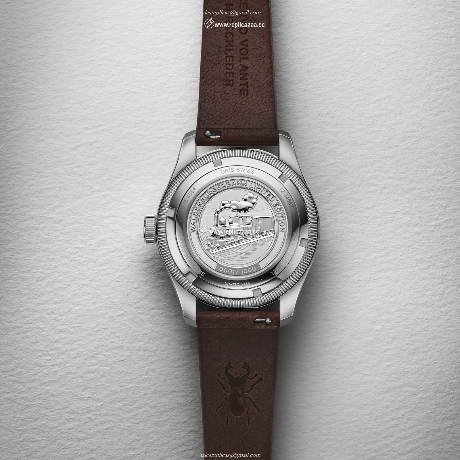 Replica Oris Big Crown Waldenburgerbahn 40mm Mens details - Limited Edition 01 754 7785 4084-Set