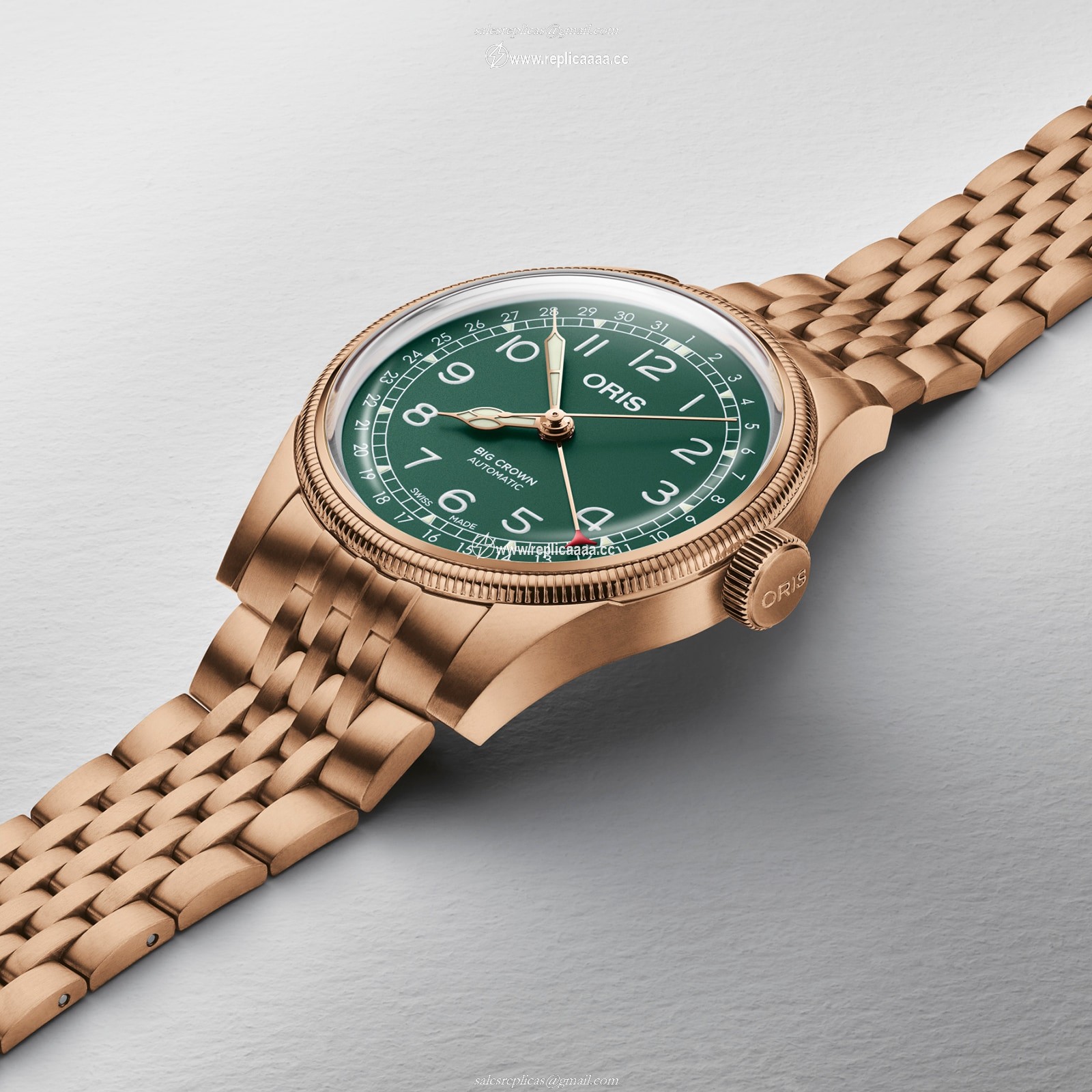 Replica Oris Big Crown 40mm Mens details - Green 01 754 7741 3167-07 8 20 01 2 Replica Oris Big Crown 40mm Mens details - Green 01 754 7741 3167-07 8 20 01