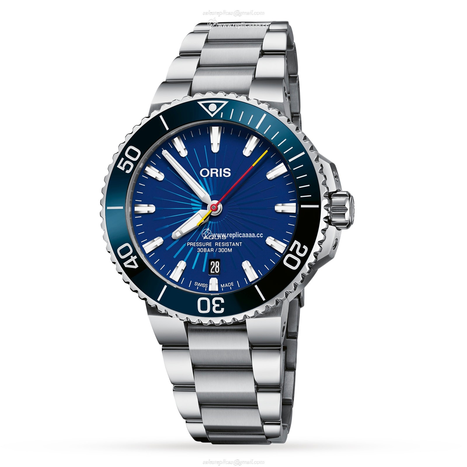 Replica Oris Aquis Sun WuKong 41.5mm Mens details Limited Edition 01 733 7766 4185-SET