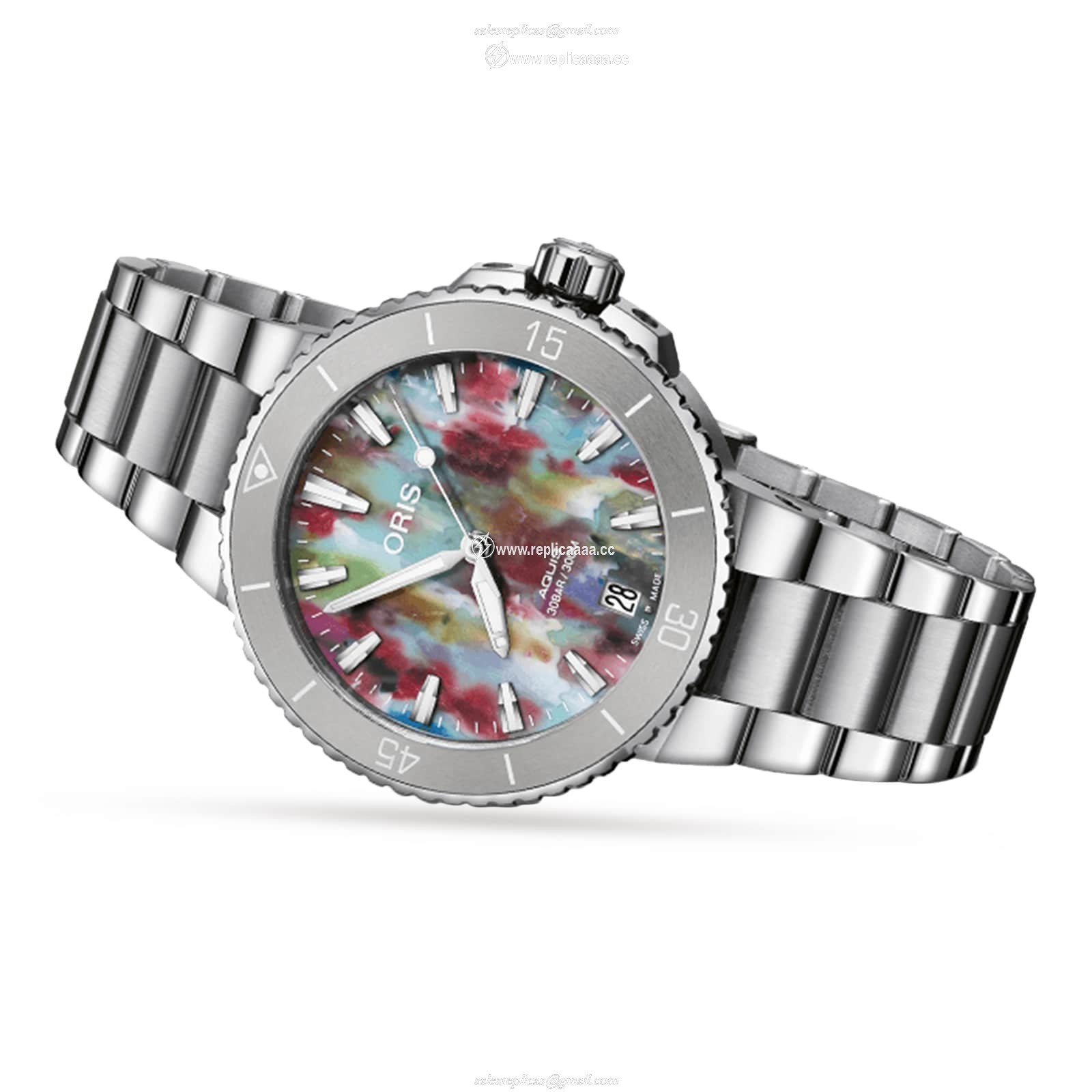 Replica Oris Aquis Date Upcycle 36.5mm 01 733 7770 4150-Set