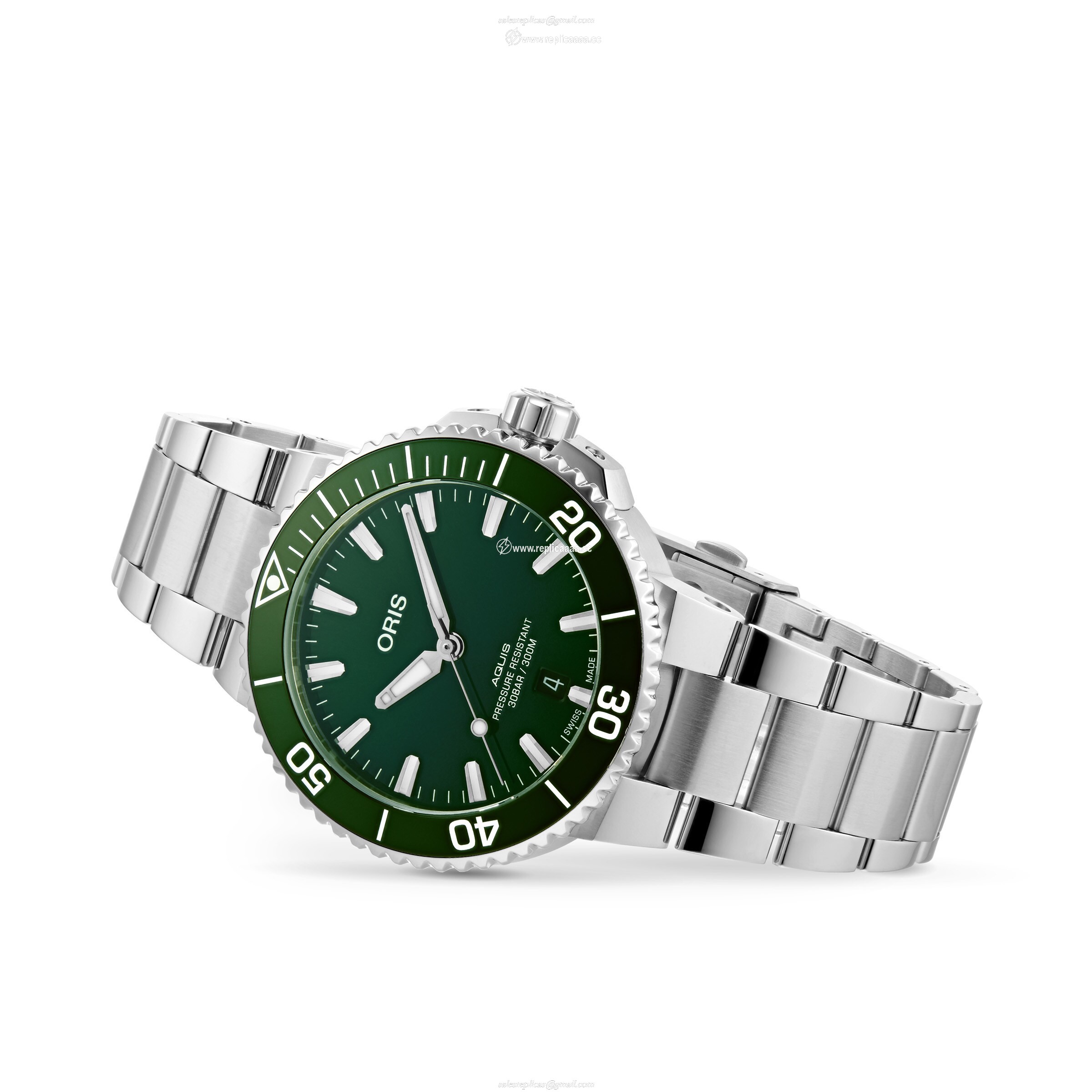 Replica Oris Aquis Date 41.5mm Mens details 01 733 7766 4157-07 8 22 05PEB