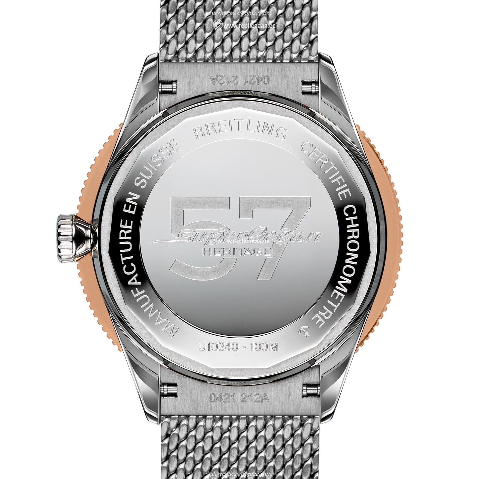 Replica Breitling Superocean Heritage '57 Highlands Capsule 38mm Mens details Yellow 2 Straps U10340281I1A1 2 Replica Breitling Superocean Heritage '57 Highlands Capsule 38mm Mens details Yellow 2 Straps U10340281I1A1