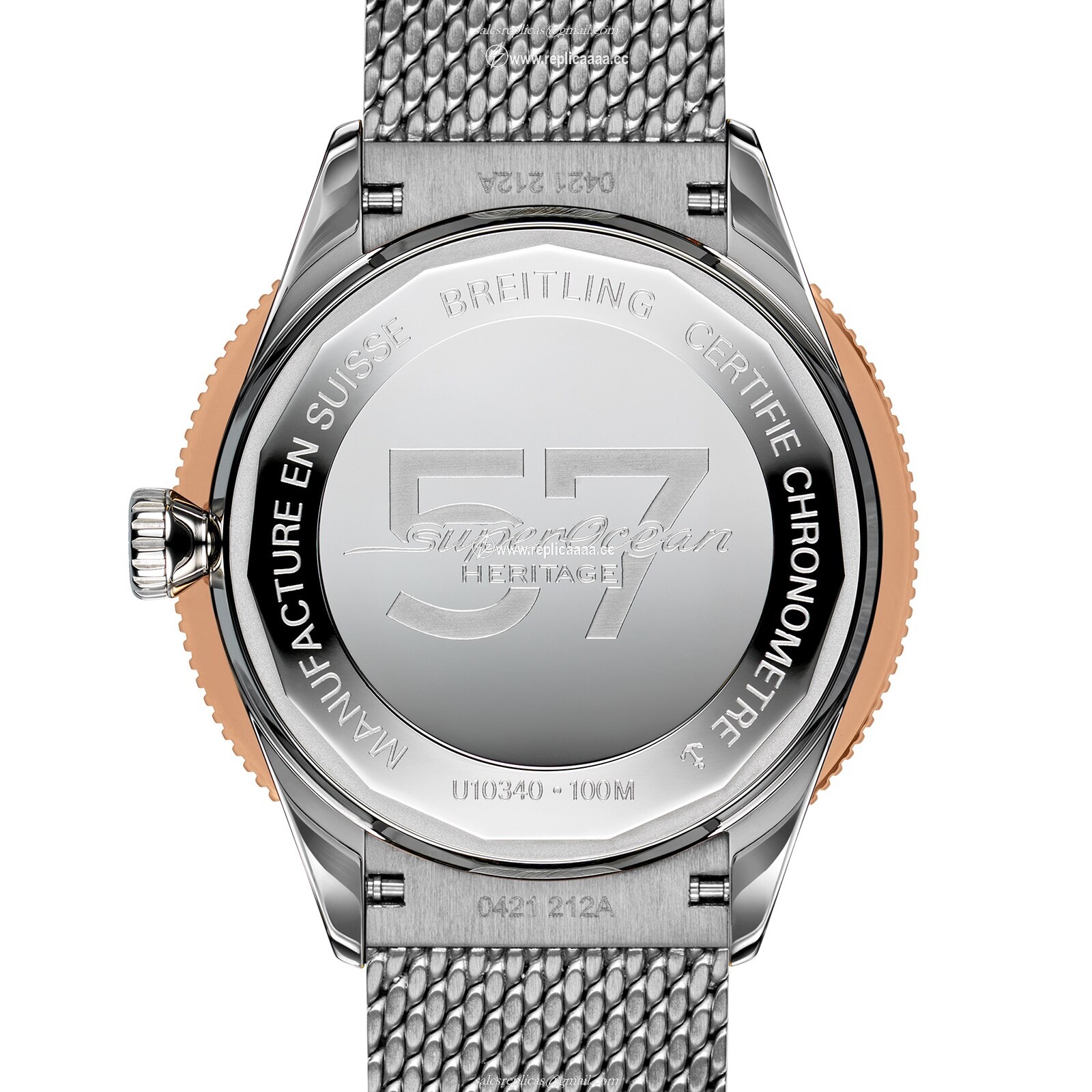 Replica Breitling Superocean Heritage '57 Highlands Capsule 38mm Mens details Green 2 Straps U10340361L1A1 2 Replica Breitling Superocean Heritage '57 Highlands Capsule 38mm Mens details Green 2 Straps U10340361L1A1