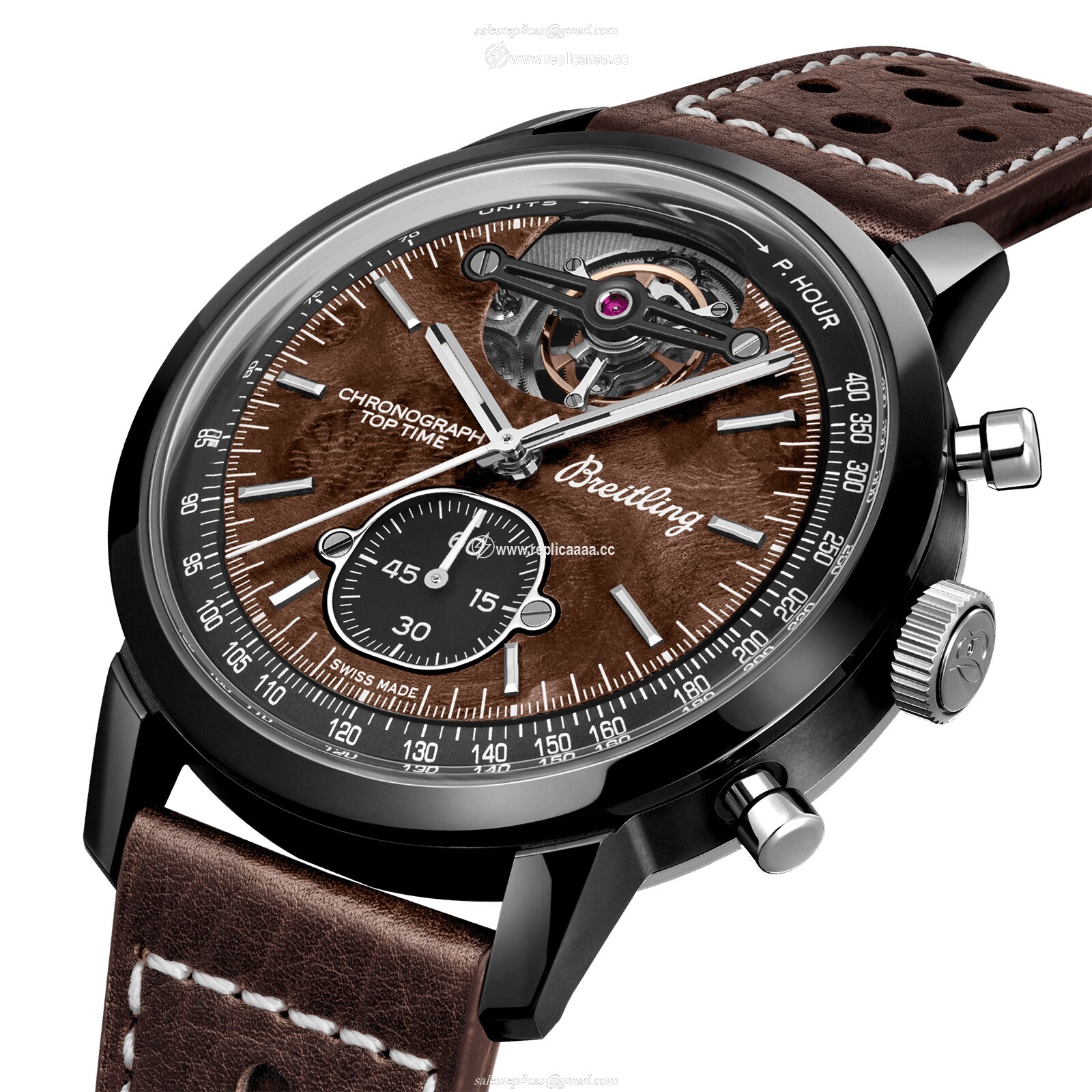 Replica Breitling Top Time B21 Chevrolet Corvette Tourbillon 42mm Mens details Brown SB21252A1Q1X1 2 Replica Breitling Top Time B21 Chevrolet Corvette Tourbillon 42mm Mens details Brown SB21252A1Q1X1