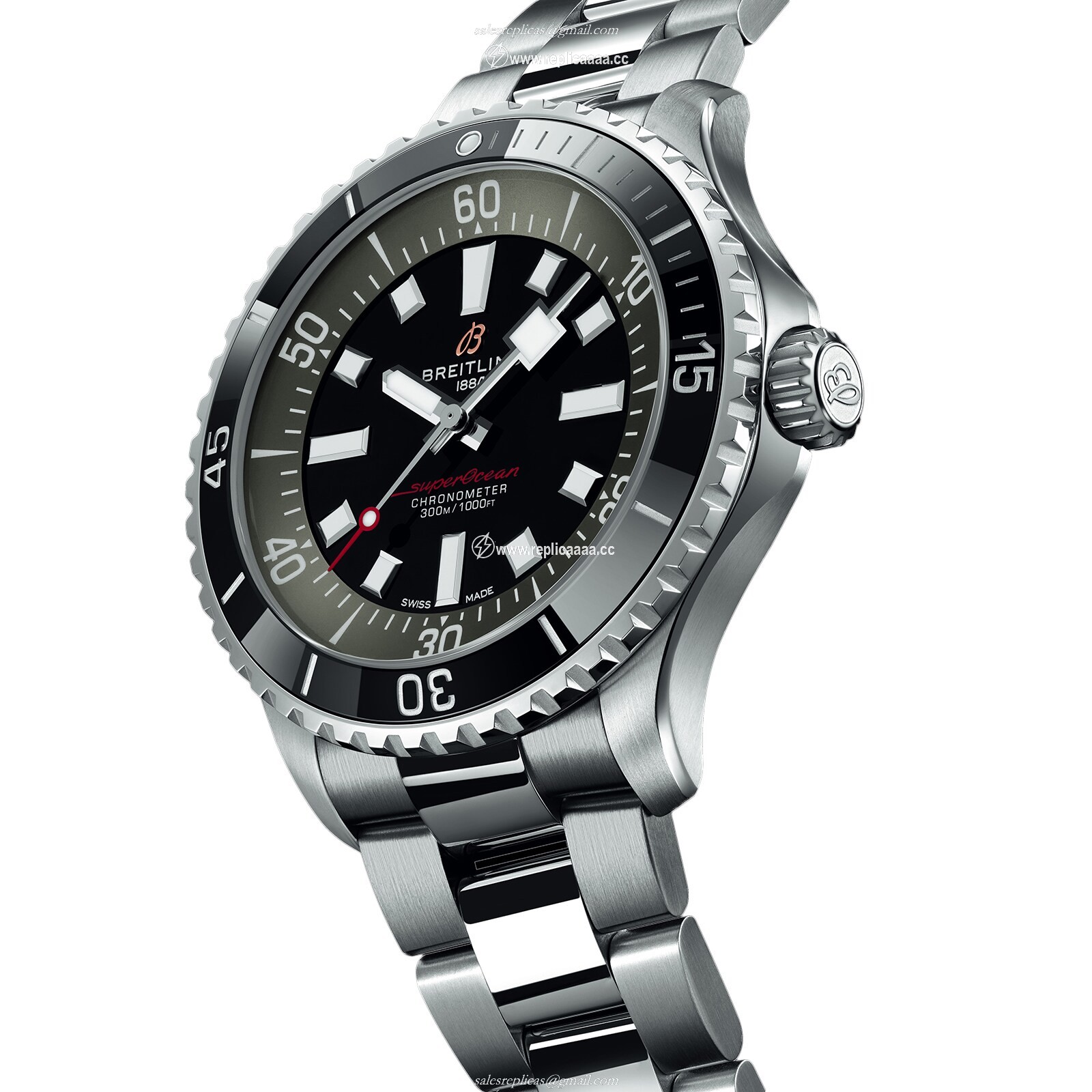 Replica Breitling Superocean Automatic 44mm UK Edition Mens details Black A173765A1B1A1 2 Replica Breitling Superocean Automatic 44mm UK Edition Mens details Black A173765A1B1A1