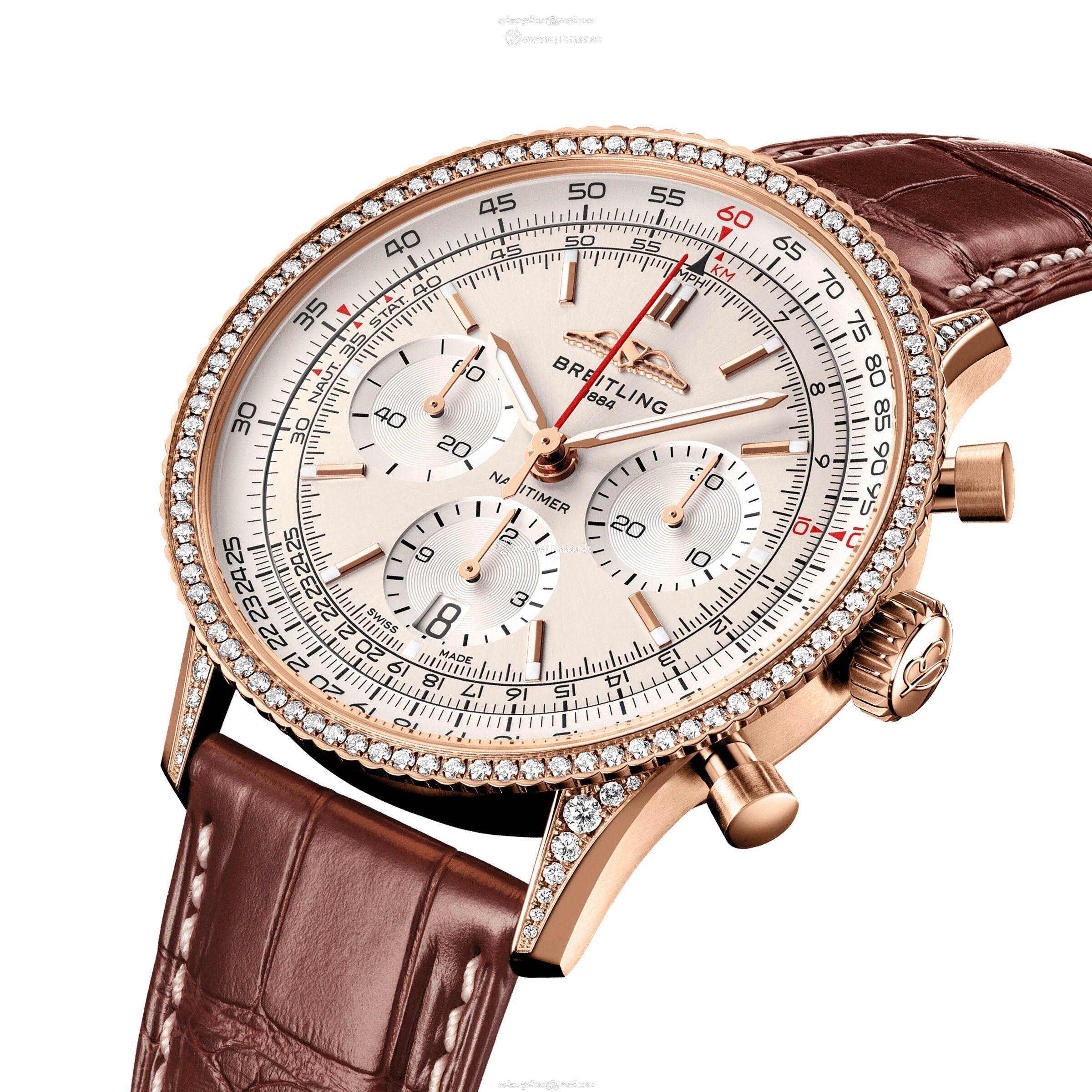 Replica Breitling Navitimer Chronograph 41mm Mens details Cream Dial RB0139631G1P1 2 Replica Breitling Navitimer Chronograph 41mm Mens details Cream Dial RB0139631G1P1