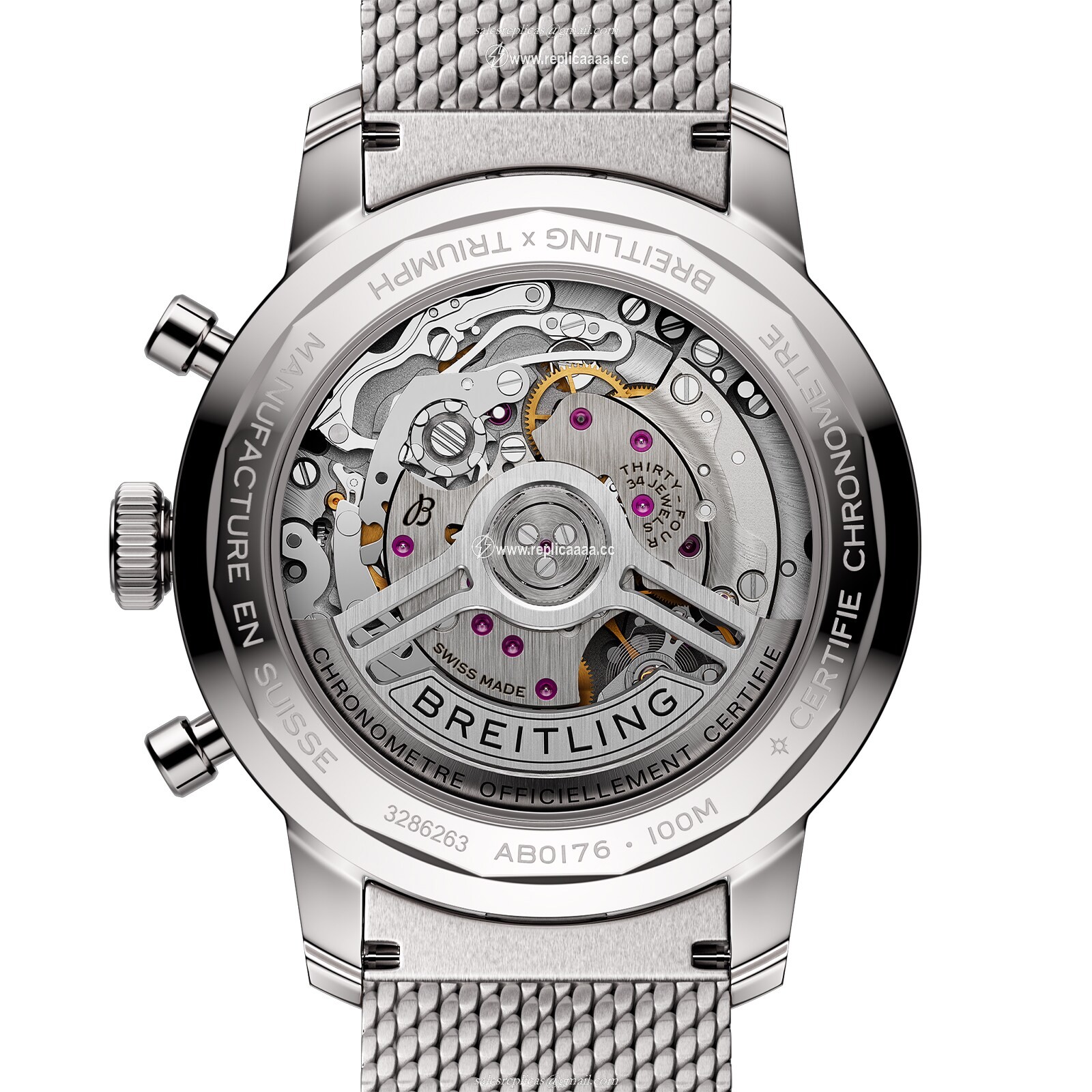 Replica Breitling Top Time B01 Triumph 41mm Mens details Stainless Steel AB01764A1C1A1 2 Replica Breitling Top Time B01 Triumph 41mm Mens details Stainless Steel AB01764A1C1A1