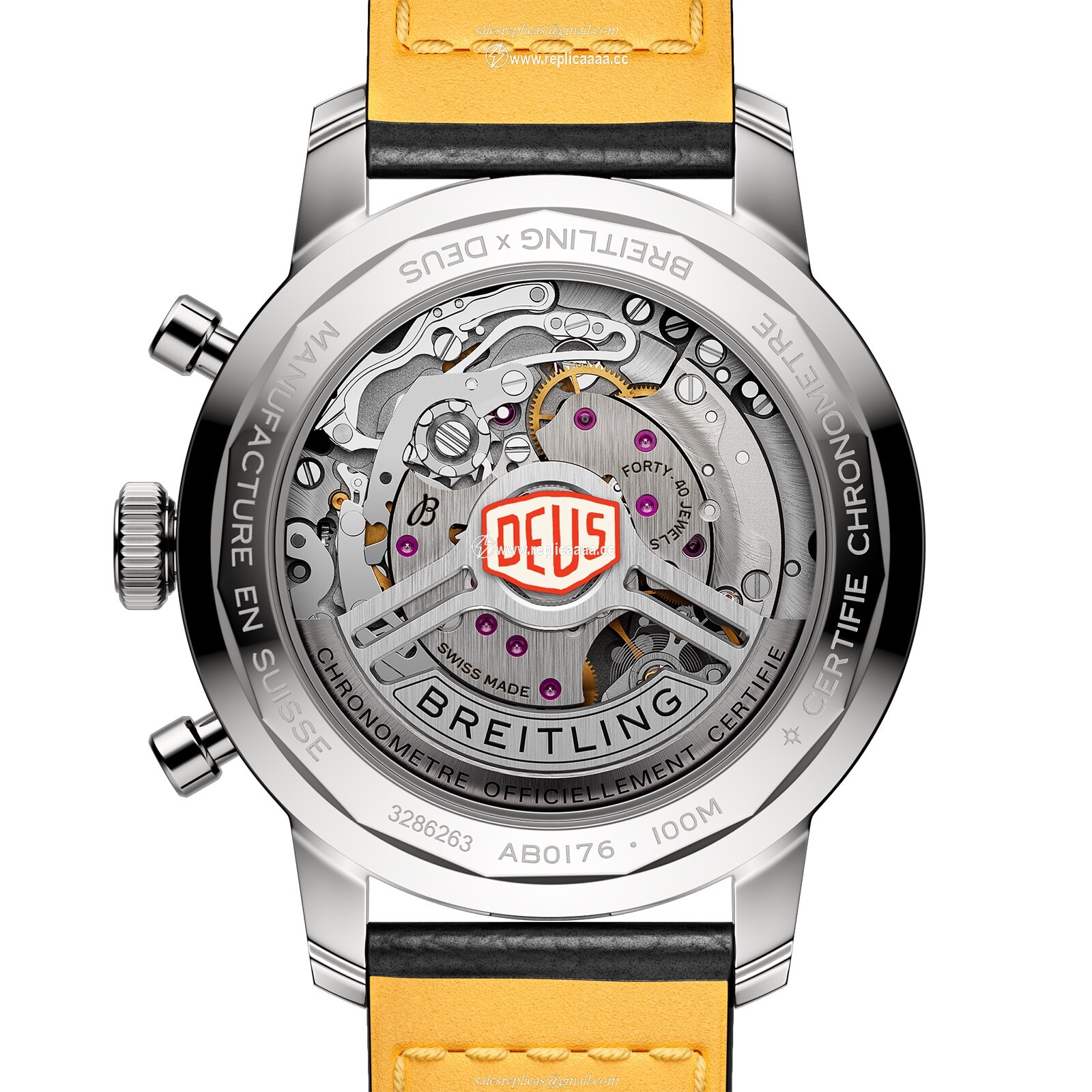 Replica Breitling Top Time B01 Deus 41mm Mens details Leather AB01765A1B1X1 2 Replica Breitling Top Time B01 Deus 41mm Mens details Leather AB01765A1B1X1