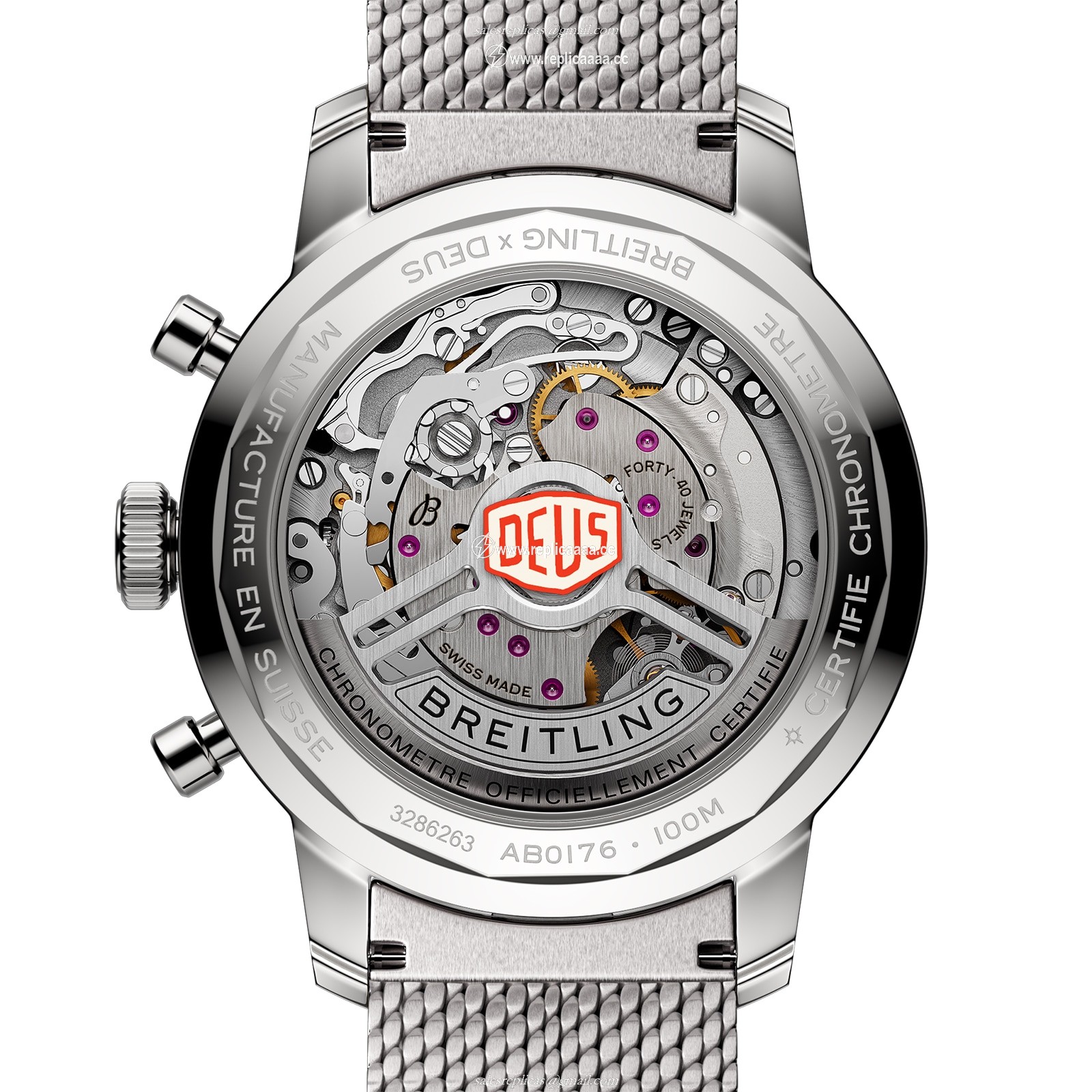 Replica Breitling Top Time B01 Deus 41mm Mens details Stainless Steel AB01765A1B1A1 2 Replica Breitling Top Time B01 Deus 41mm Mens details Stainless Steel AB01765A1B1A1