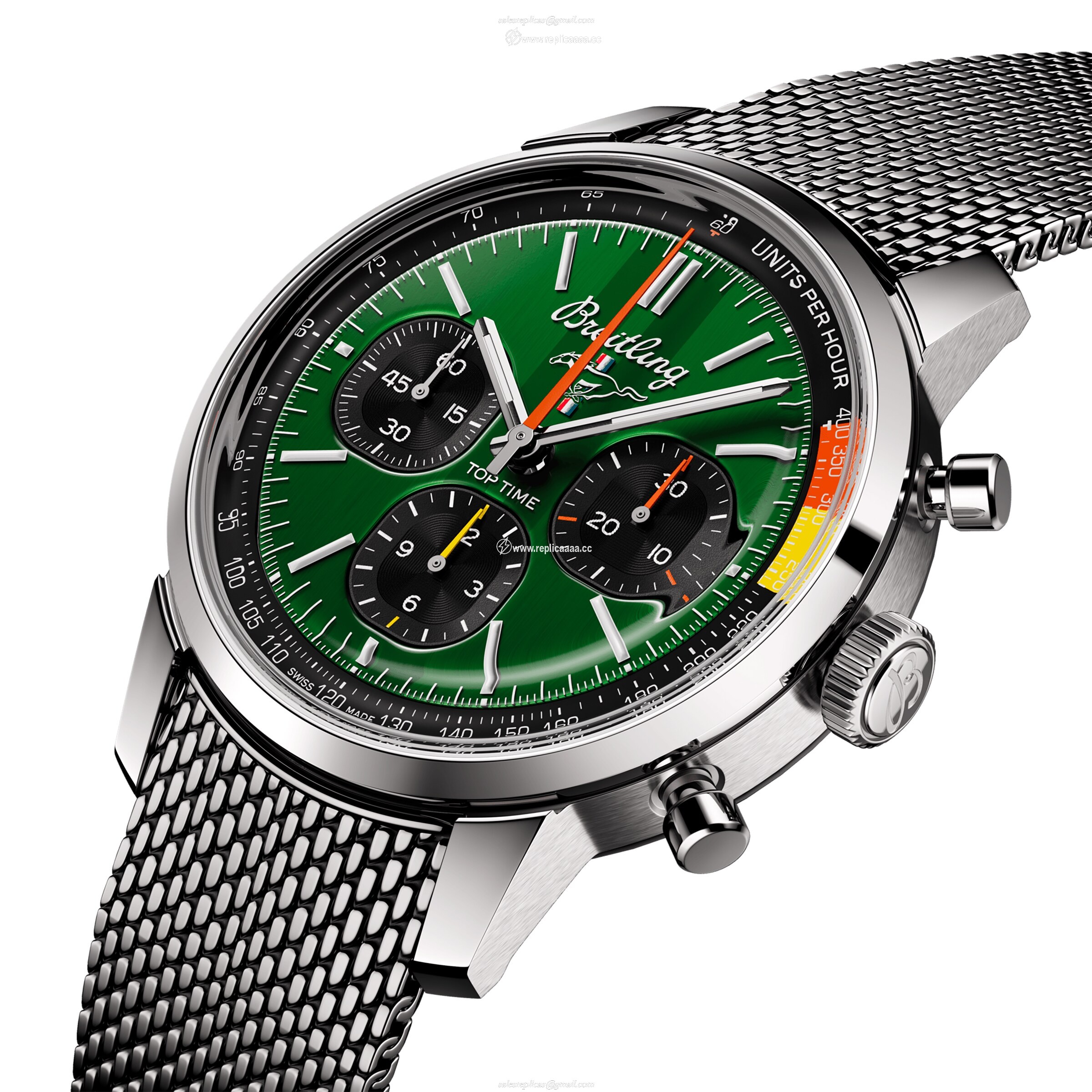 Replica Breitling Top Time B01 Classic Cars Ford Mustang 41mm Mens details Mesh Strap AB01762A1L1A1 2 Replica Breitling Top Time B01 Classic Cars Ford Mustang 41mm Mens details Mesh Strap AB01762A1L1A1