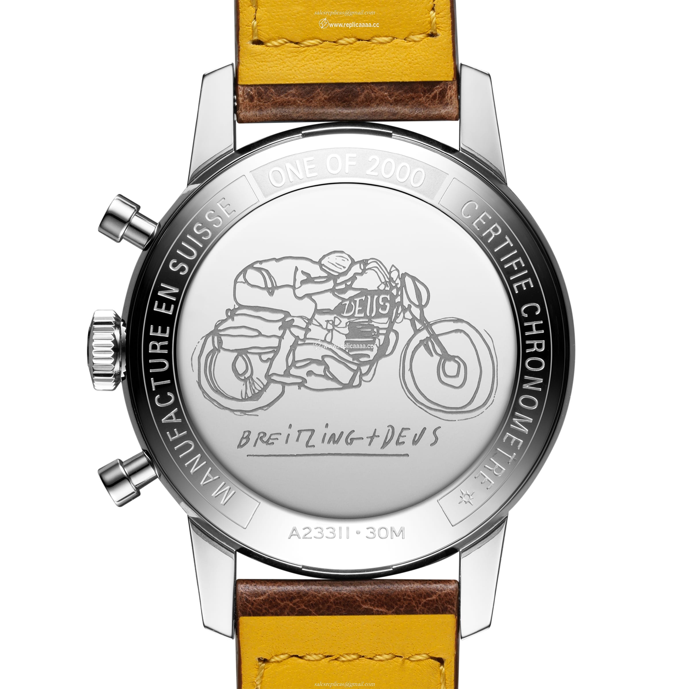 Replica Breitling Top Time Deus 41 Stainless Steel - White details A233112A1A1X1 2 Replica Breitling Top Time Deus 41 Stainless Steel - White details A233112A1A1X1