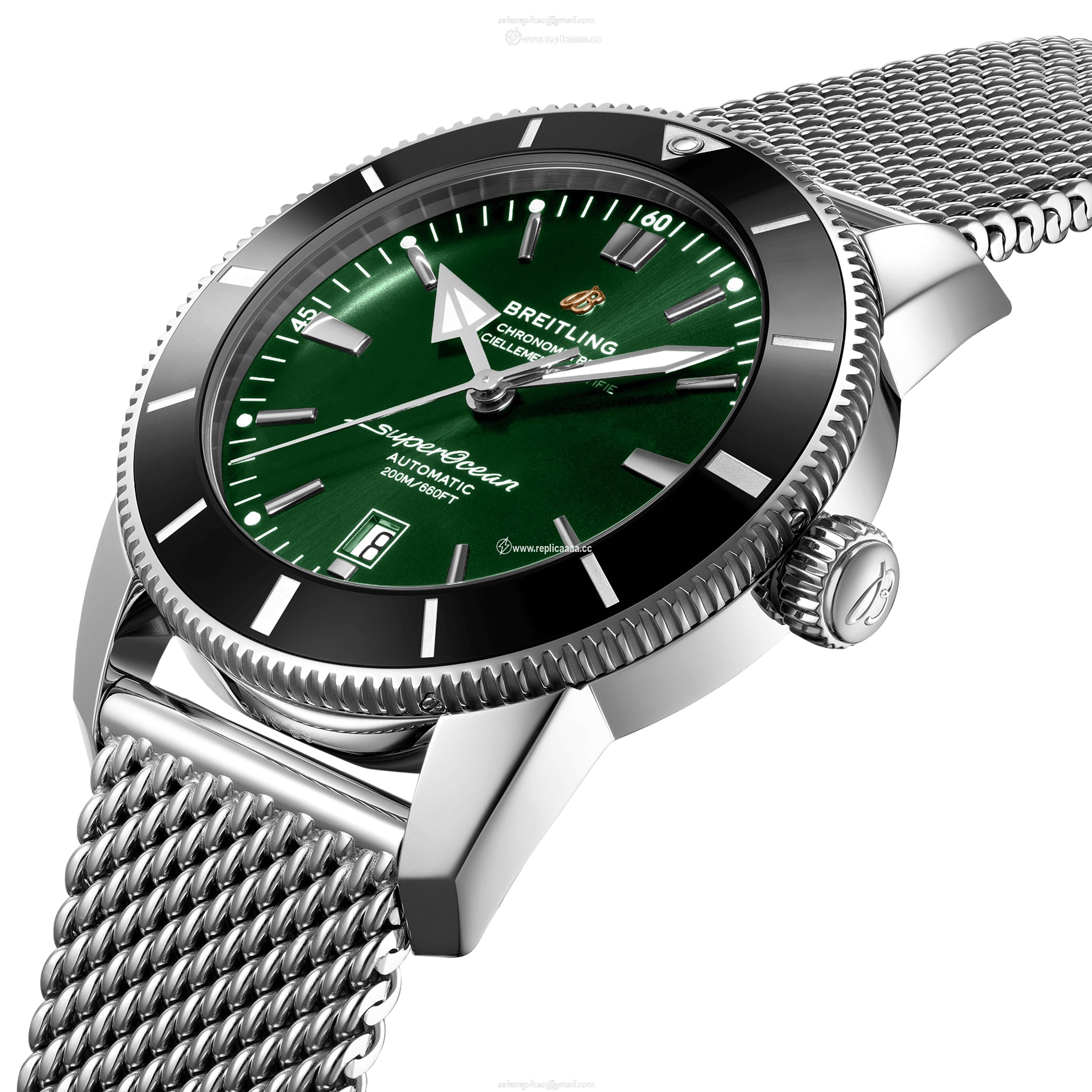 Replica Breitling Superocean Heritage B20 Automatic 46 Stainless Steel details AB2020121L1A1