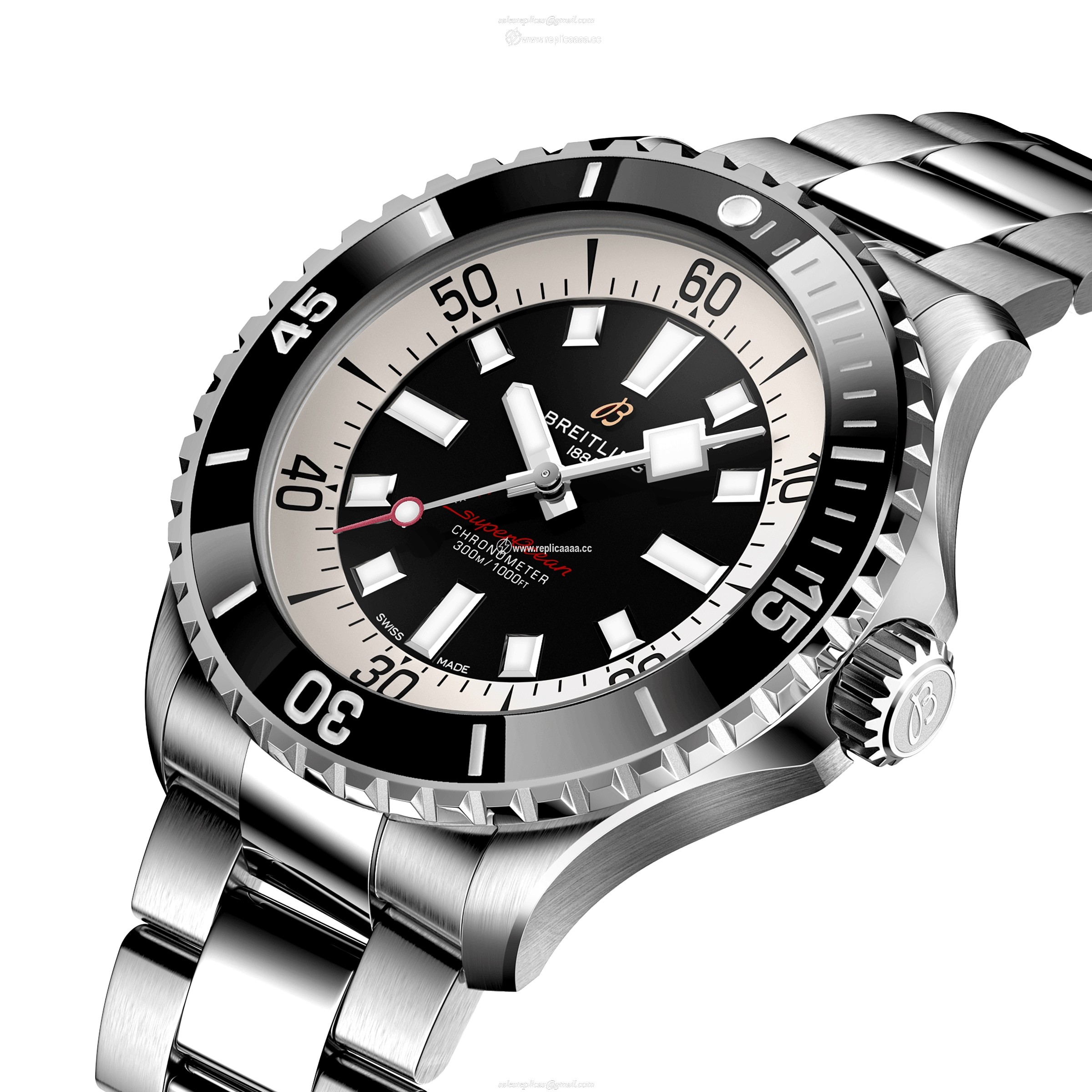 Replica Breitling Superocean Automatic 46 Stainless Steel details A17378211B1A1 2 Replica Breitling Superocean Automatic 46 Stainless Steel details A17378211B1A1
