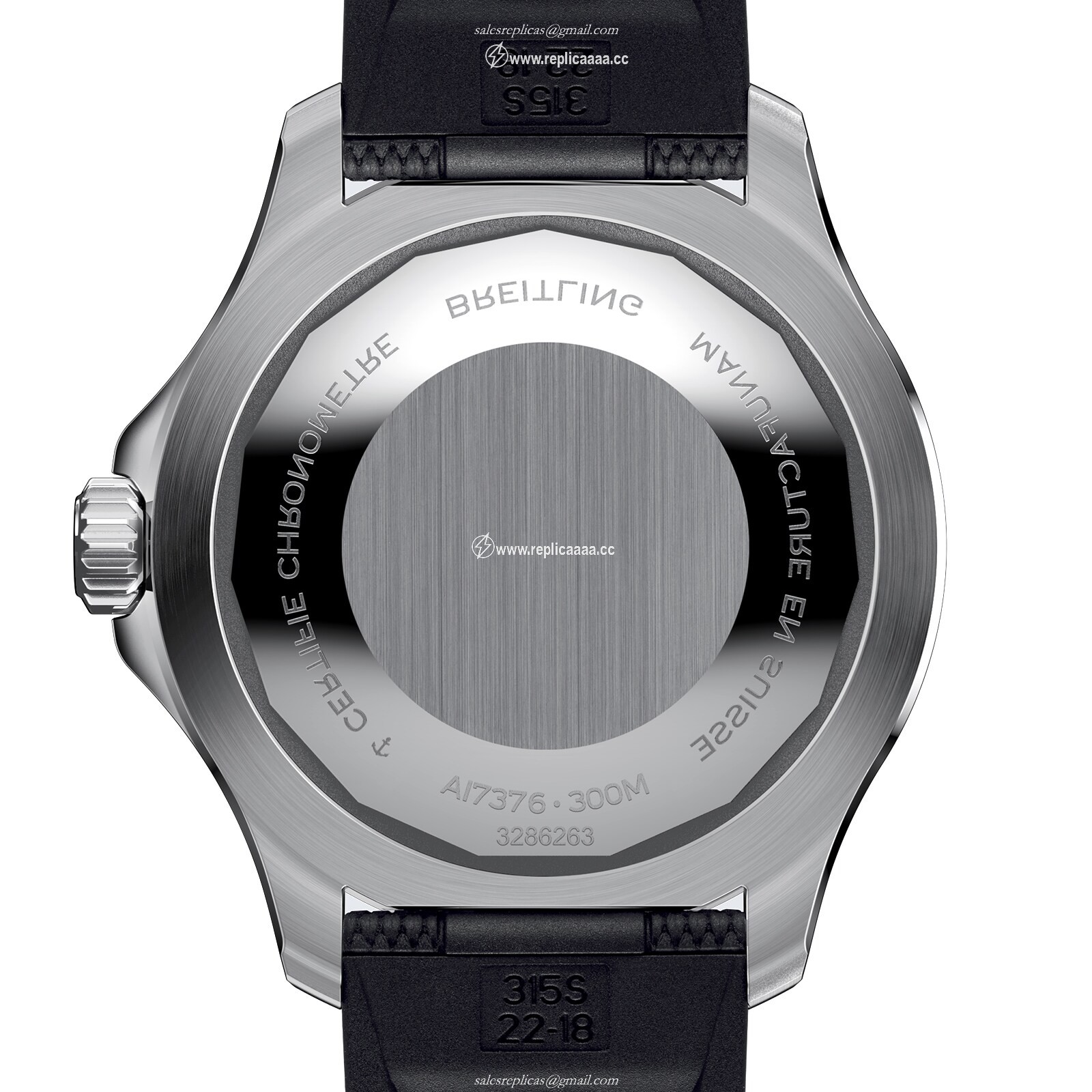 Replica Breitling Superocean Automatic 44 Stainless Steel Rubber Strap details A17376211L2S1 2 Replica Breitling Superocean Automatic 44 Stainless Steel Rubber Strap details A17376211L2S1