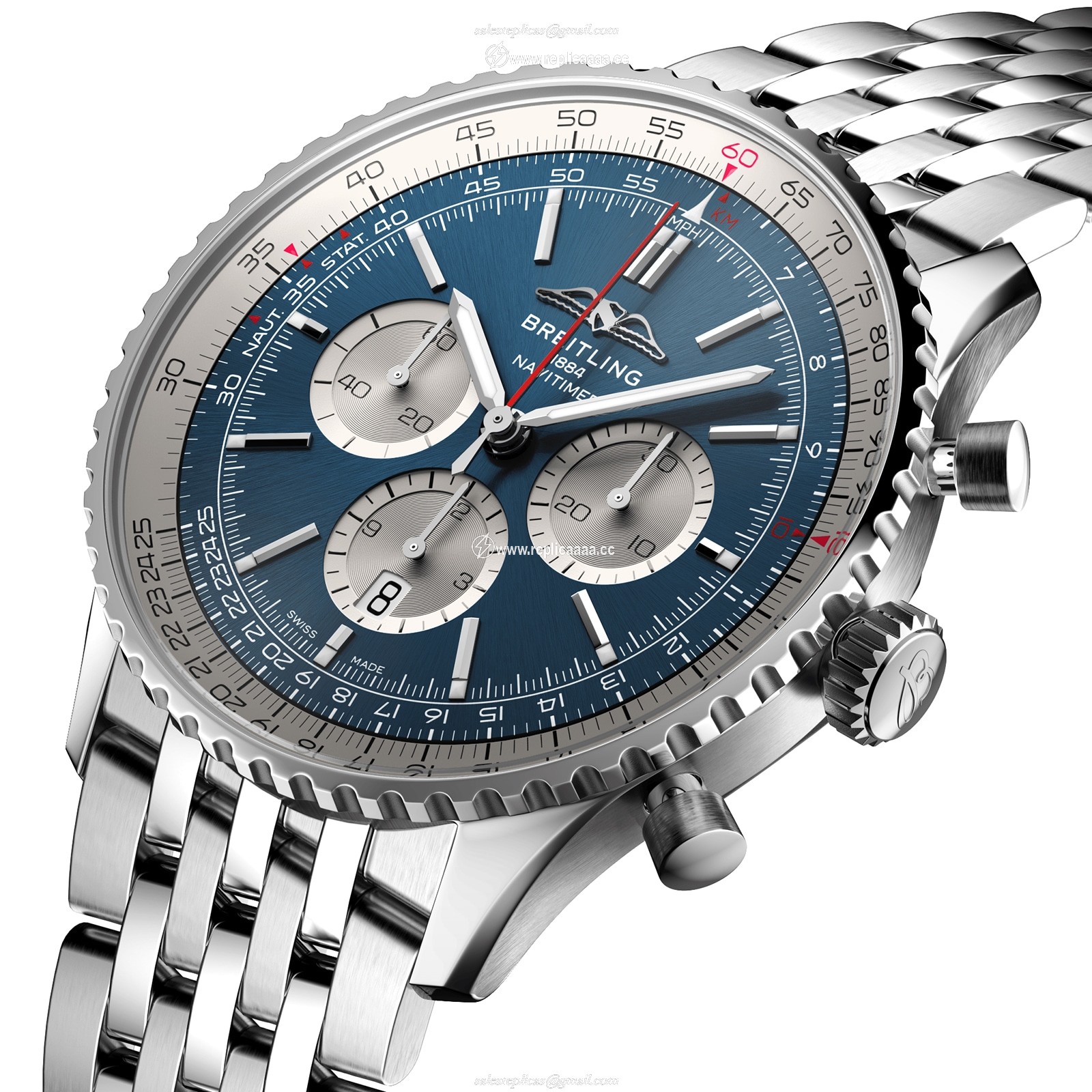 Replica Breitling Navitimer B01 Chronograph 46 Stainless Steel details AB0137211C1A1 2 Replica Breitling Navitimer B01 Chronograph 46 Stainless Steel details AB0137211C1A1