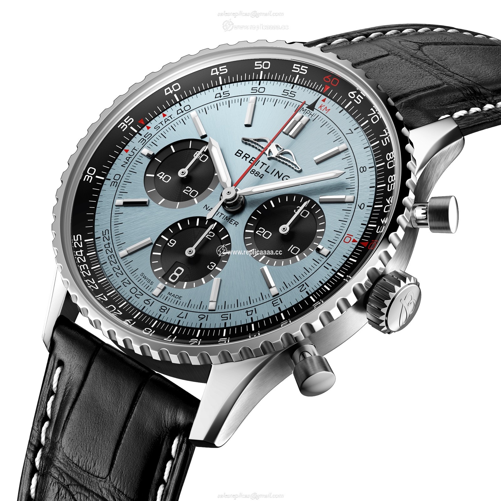 Replica Breitling Navitimer B01 Chronograph 43 Blue details AB0138241C1P1 2 Replica Breitling Navitimer B01 Chronograph 43 Blue details AB0138241C1P1