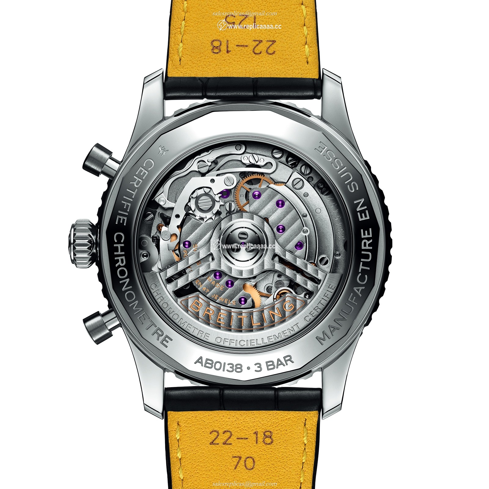 Replica Breitling Navitimer B01 Chronograph 43 Stainless Steel details AB0138241G1P1 2 Replica Breitling Navitimer B01 Chronograph 43 Stainless Steel details AB0138241G1P1