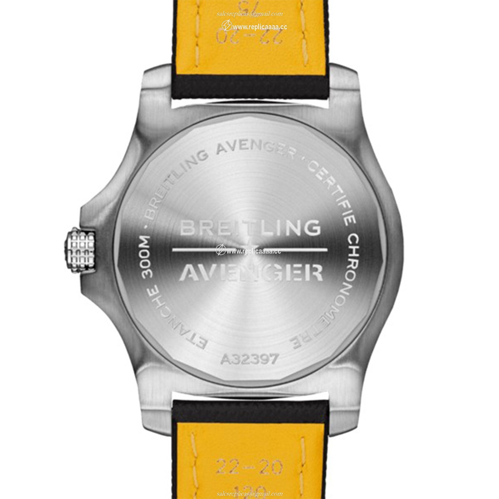Replica Breitling Avenger Automatic GMT 43mm Stainless Steel White details A32397101A1X1 2 Replica Breitling Avenger Automatic GMT 43mm Stainless Steel White details A32397101A1X1