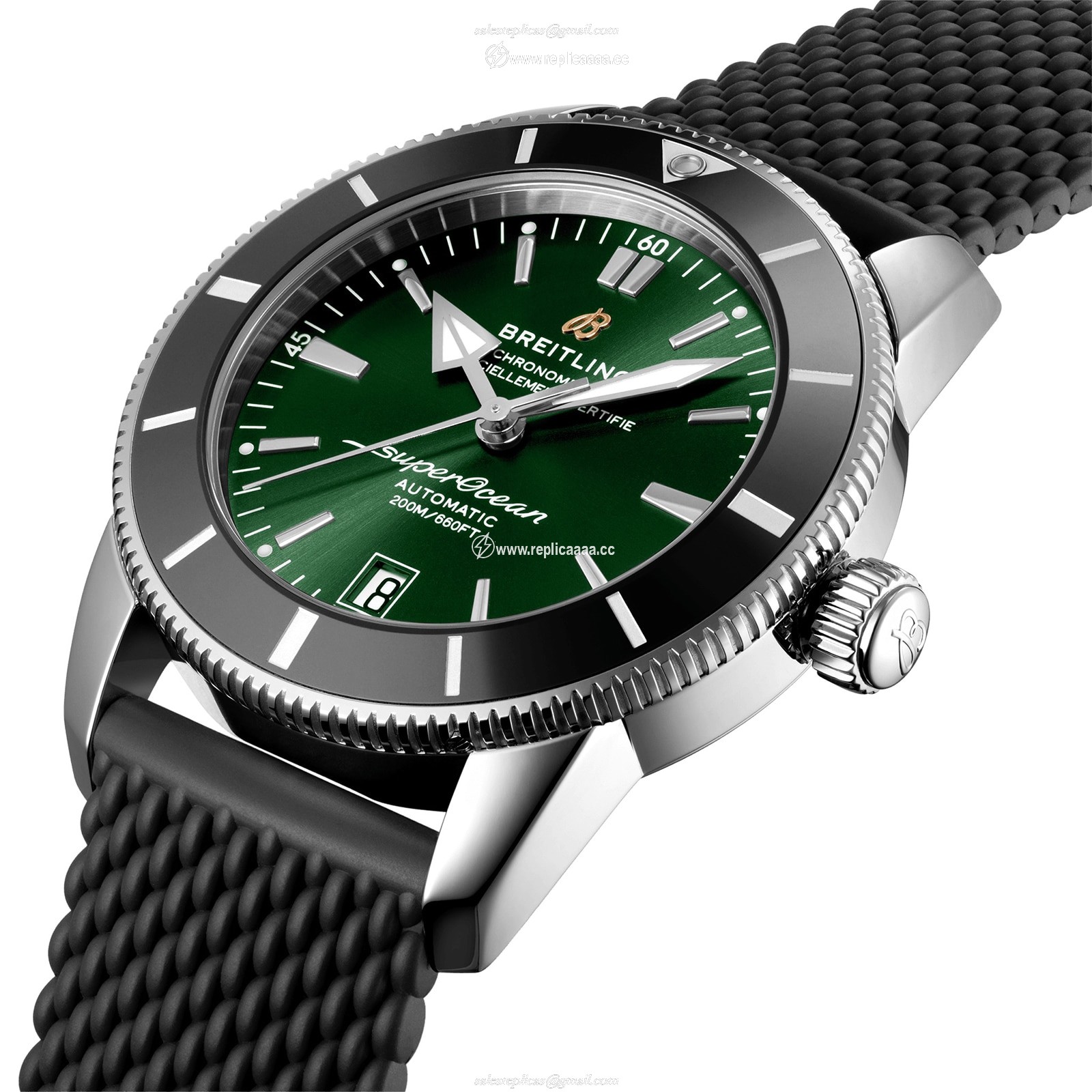 Replica Breitling Superocean Heritage B20 Automatic 42 Stainless Steel details AB2010121L1S1 2 Replica Breitling Superocean Heritage B20 Automatic 42 Stainless Steel details AB2010121L1S1