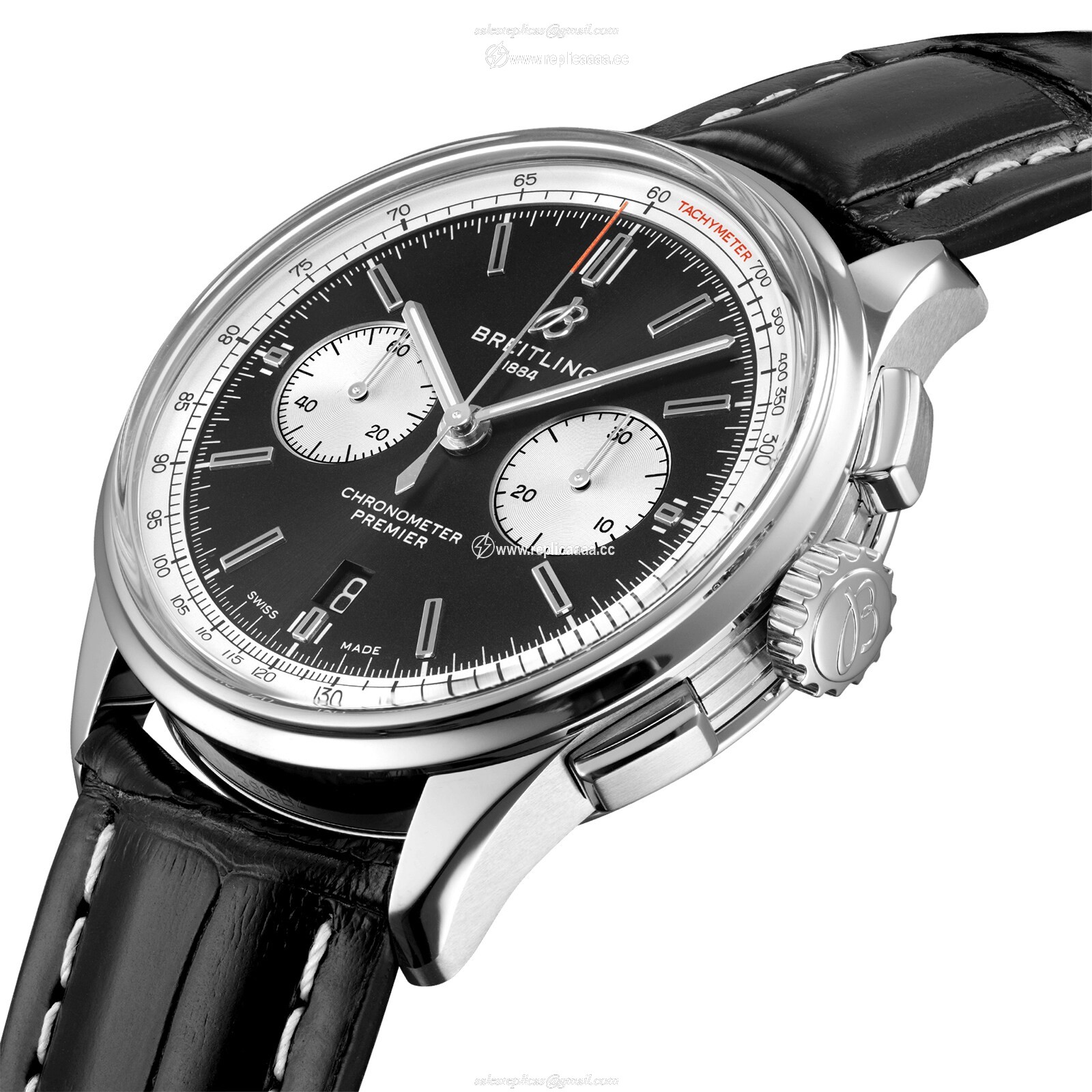 Replica Breitling Premier B01 Chronograph 42 Stainless Steel details AB0118371B1P1 2 Replica Breitling Premier B01 Chronograph 42 Stainless Steel details AB0118371B1P1