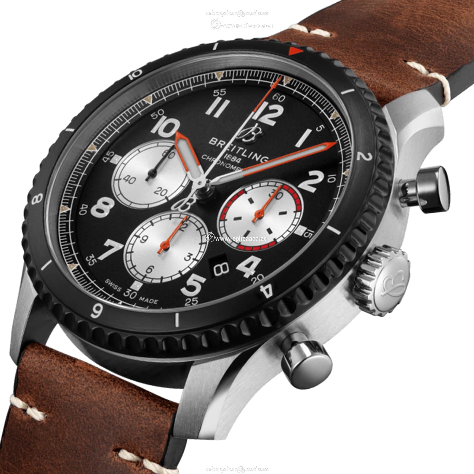 Replica Breitling Aviator 8 B01 Chronograph 43 Mosquito details AB01194A1B1X2