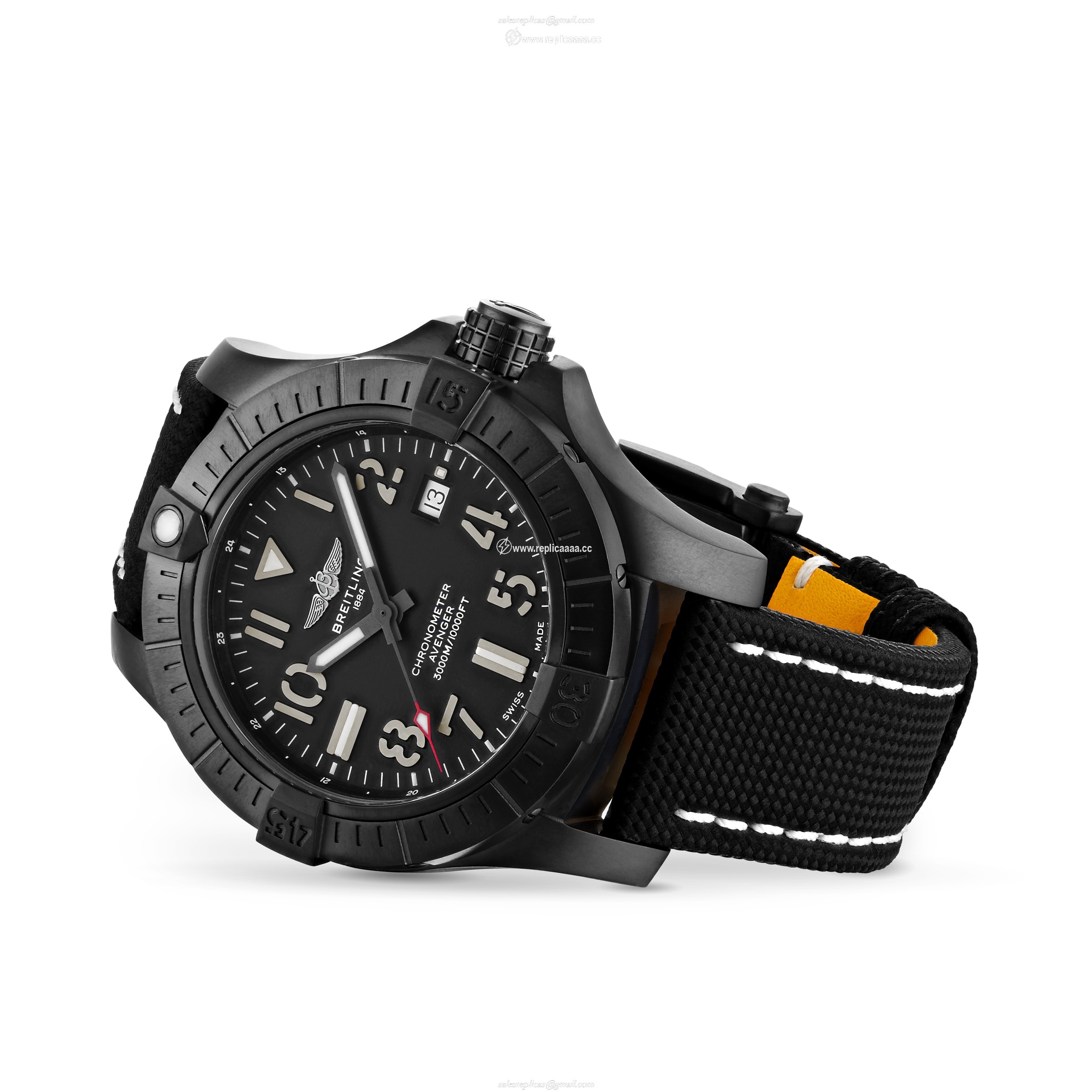 Replica Breitling Avenger Automatic 45 Seawolf Night Mission details V17319101B1X2 2 Replica Breitling Avenger Automatic 45 Seawolf Night Mission details V17319101B1X2