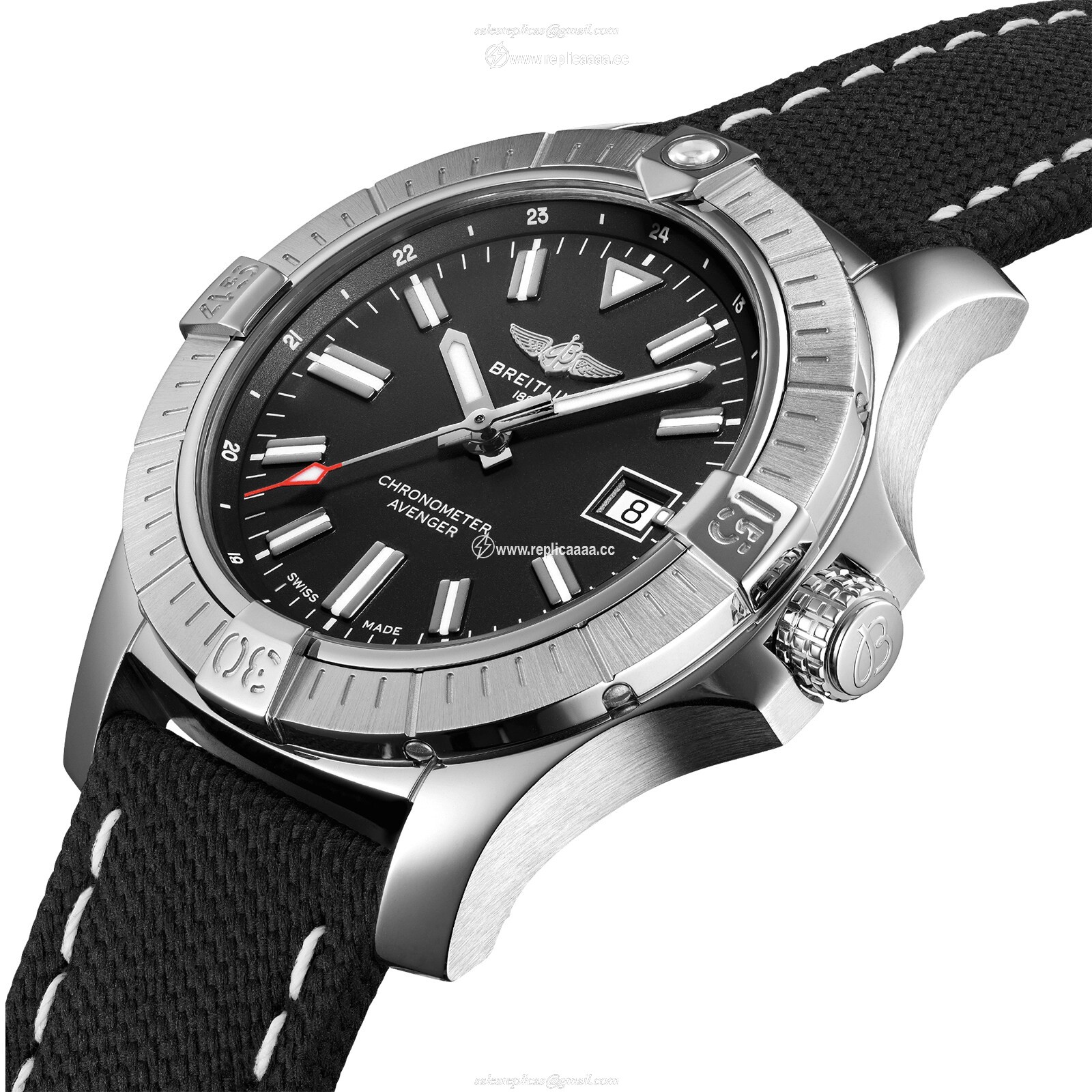 Replica Breitling Avenger Automatic 43 Stainless Steel details A17318101B1X2 2 Replica Breitling Avenger Automatic 43 Stainless Steel details A17318101B1X2