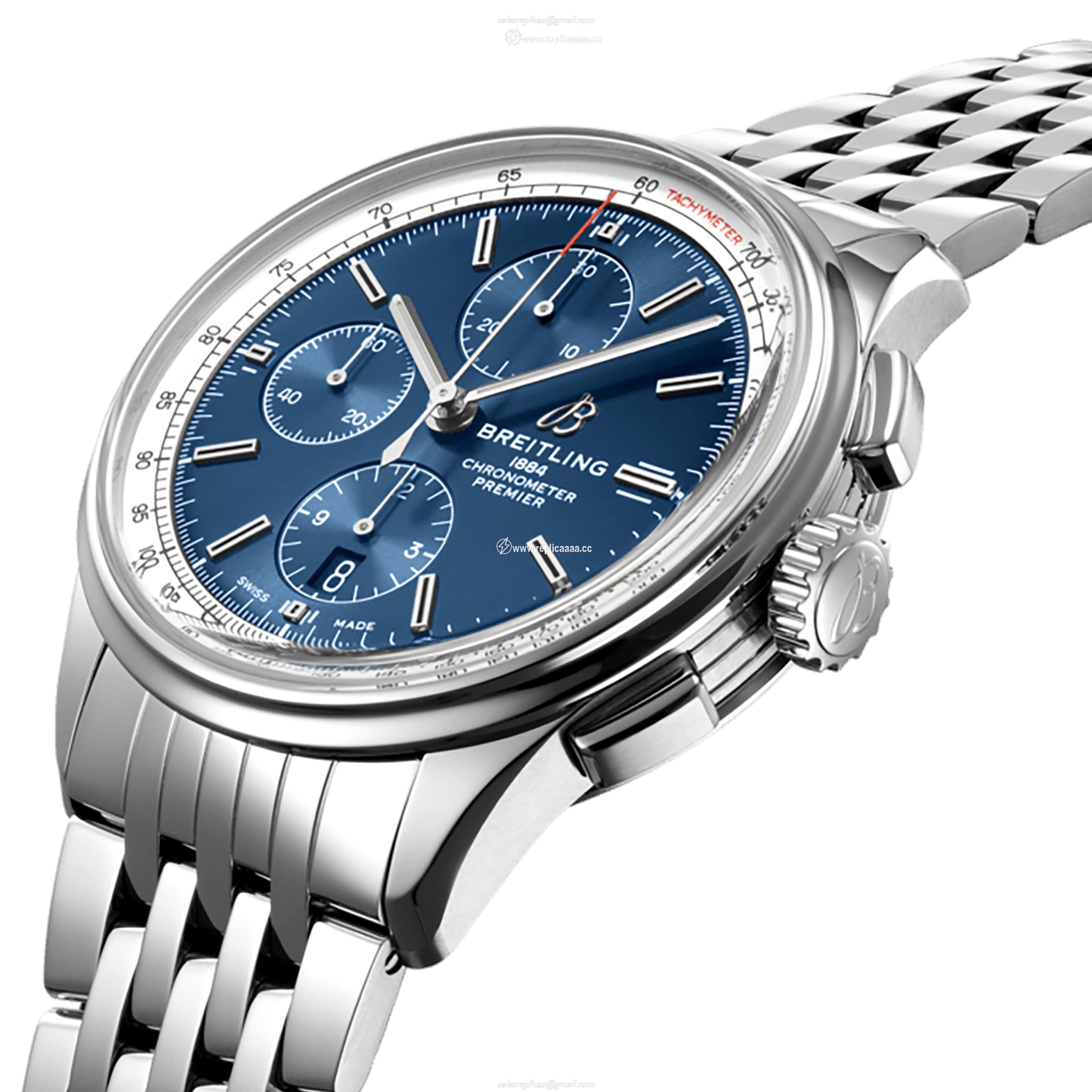 Replica Breitling Premier Chronograph 42 Stainless Steel details A13315351C1A1 2 Replica Breitling Premier Chronograph 42 Stainless Steel details A13315351C1A1