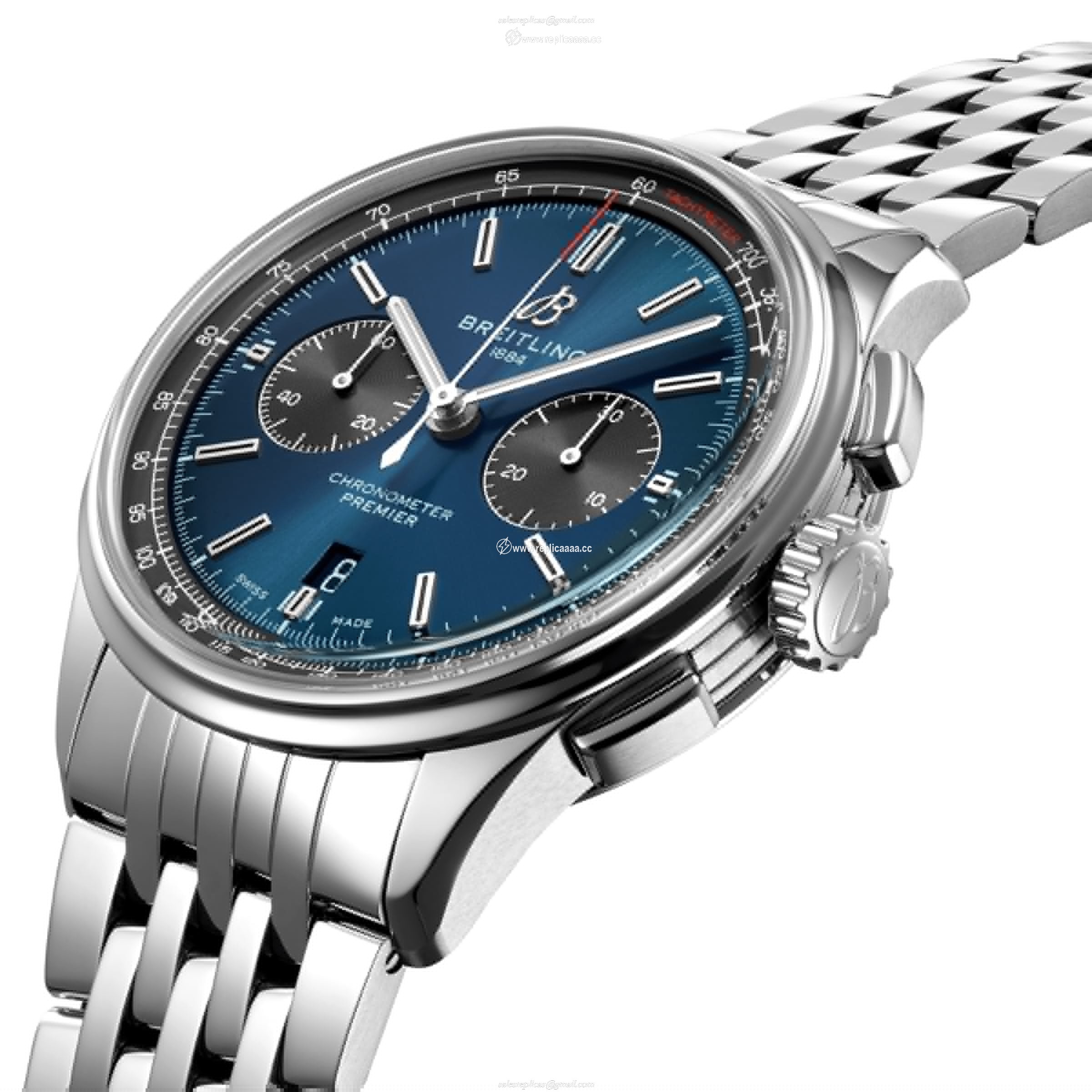 Replica Breitling Premier B01 Chronograph 42 Stainless Steel details AB0118A61C1A1 2 Replica Breitling Premier B01 Chronograph 42 Stainless Steel details AB0118A61C1A1