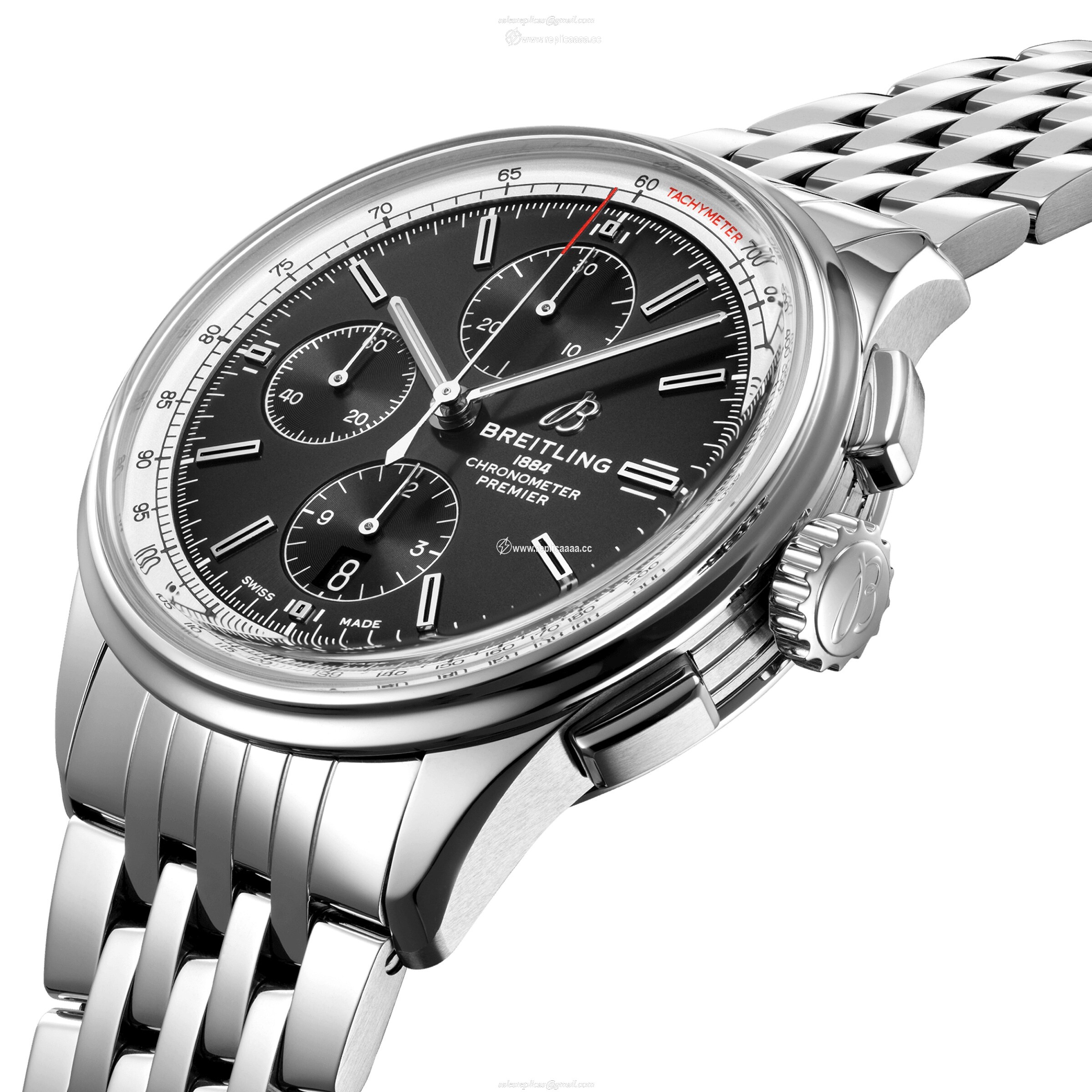 Replica Breitling Premier Chronograph 42 Stainless Steel details A13315351B1A1 2 Replica Breitling Premier Chronograph 42 Stainless Steel details A13315351B1A1