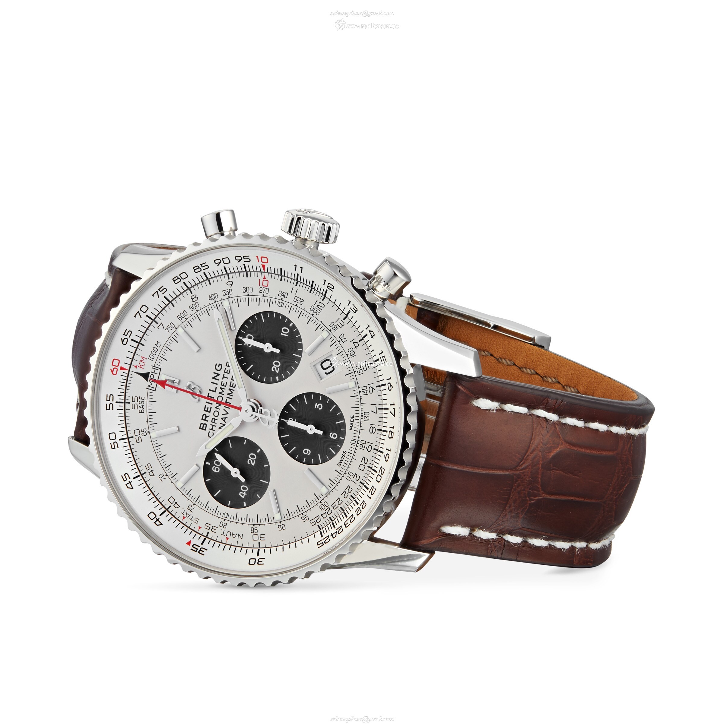 Replica Breitling Navitimer 1 B01 Chronograph Mens details AB0121211G1P1