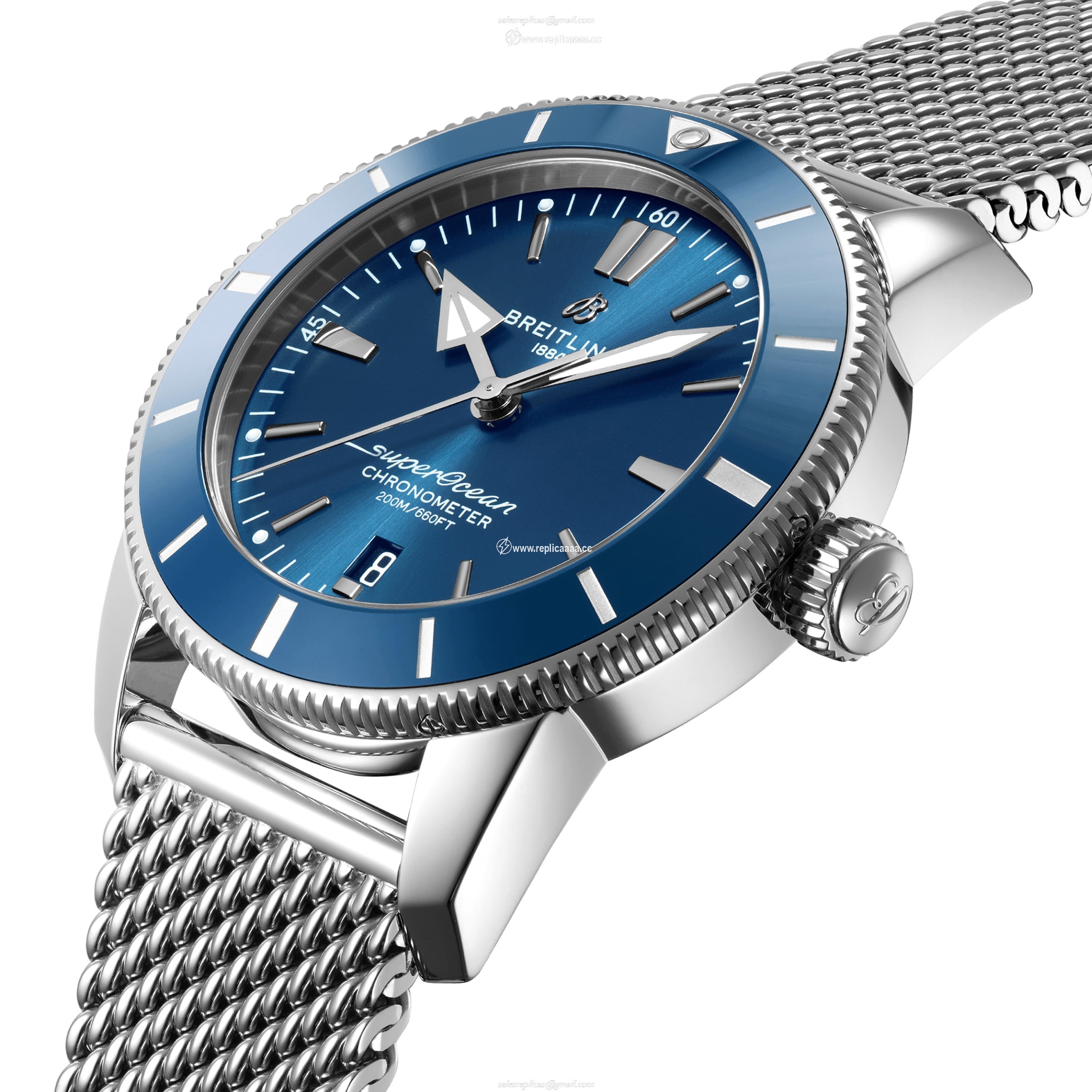 Replica Breitling Superocean Heritage B20 Automatic 44 Stainless Steel details AB2030161C1A1 2 Replica Breitling Superocean Heritage B20 Automatic 44 Stainless Steel details AB2030161C1A1