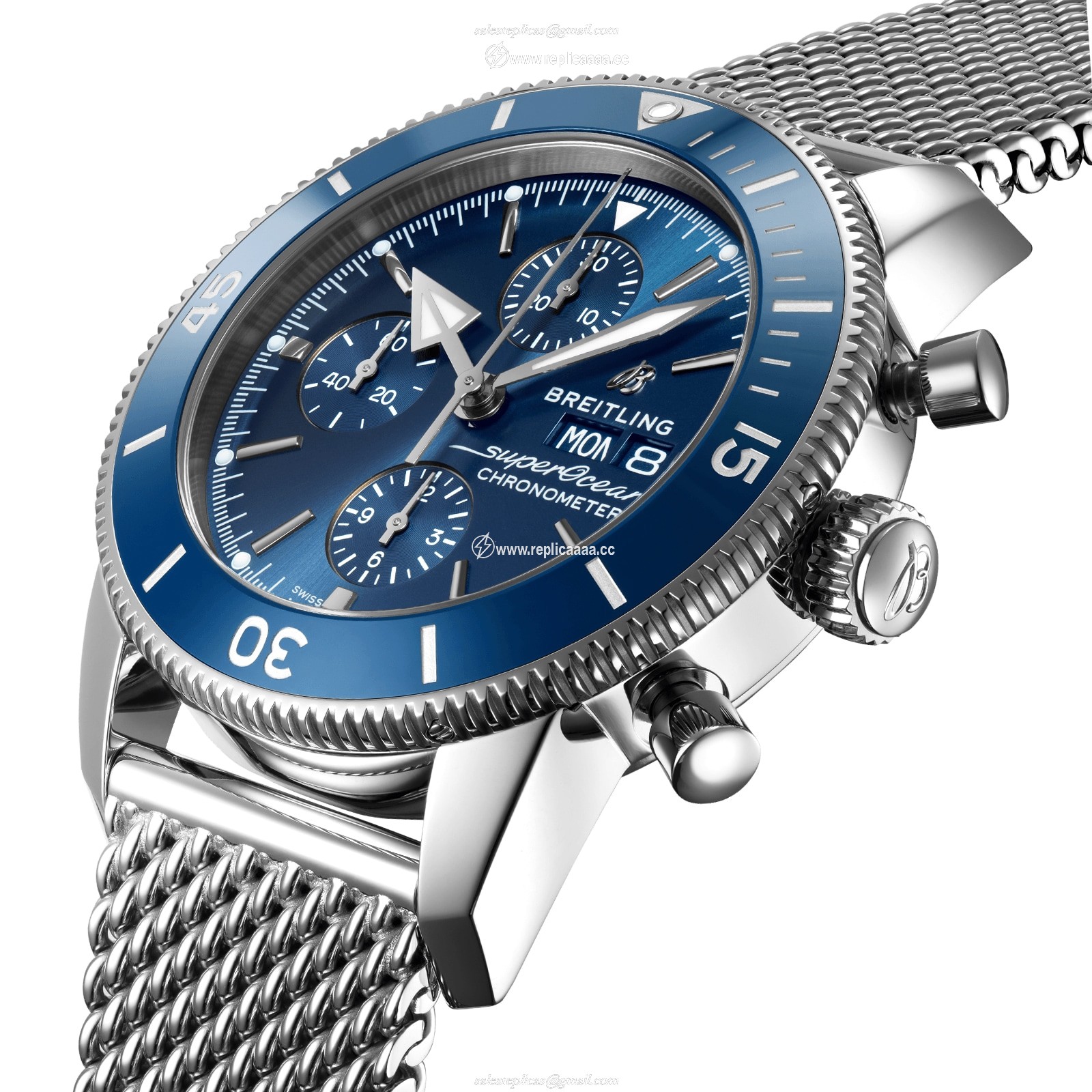Replica Breitling Superocean Heritage Chronograph 44 Stainless Steel details A13313161C1A1 2 Replica Breitling Superocean Heritage Chronograph 44 Stainless Steel details A13313161C1A1
