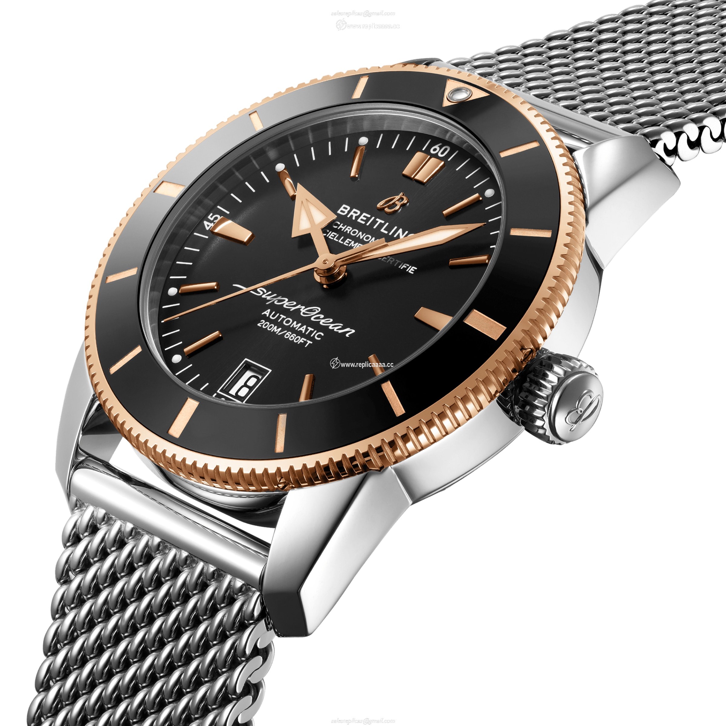Replica Breitling Superocean Heritage B20 Automatic 42 Stainless Steel details UB2010121B1A1