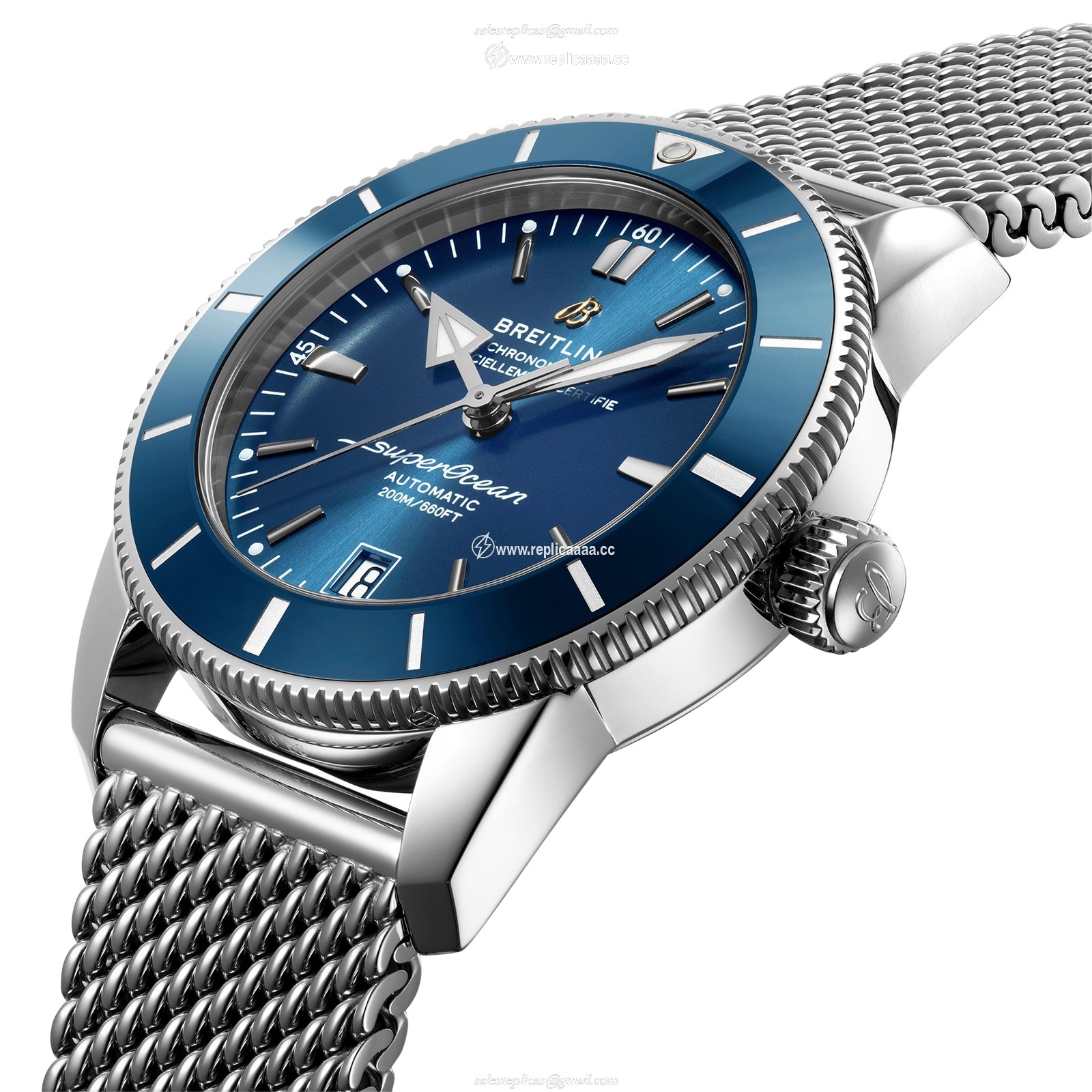 Replica Breitling Superocean Heritage B20 Automatic 42 Stainless Steel details AB2010161C1A1