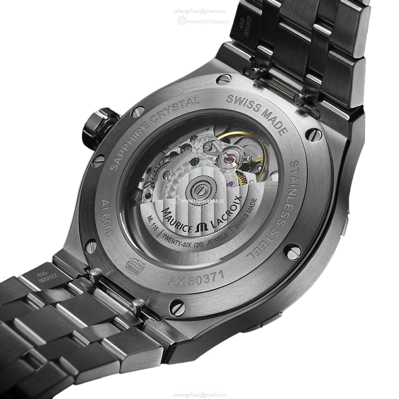 Replica Maurice Lacroix Aikon Automatic Date 42mm Mens details Navy AI6008-SS002-430-1 2 Replica Maurice Lacroix Aikon Automatic Date 42mm Mens details Navy AI6008-SS002-430-1