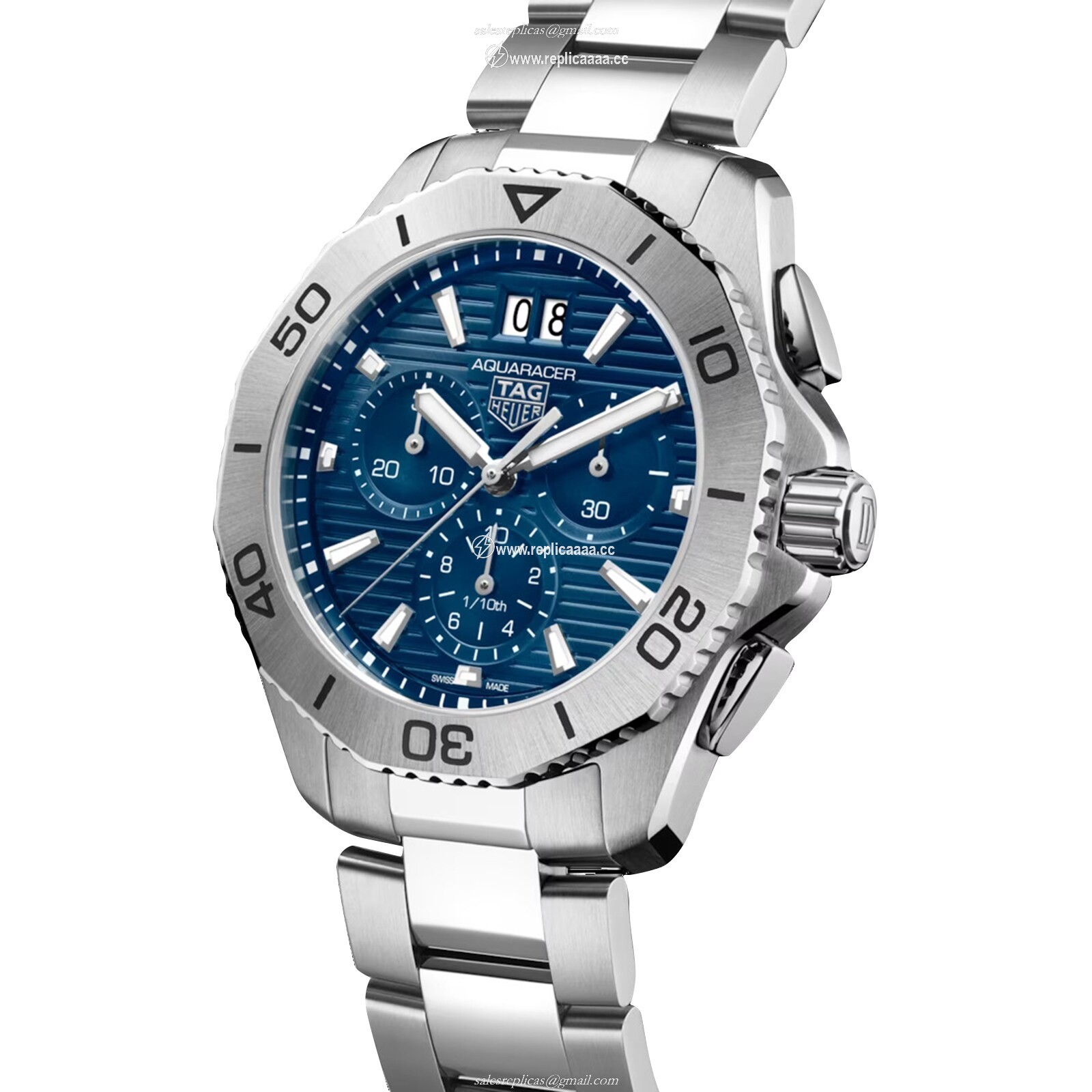 Replica TAG Heuer Aquaracer Professional 200 Chronograph 40mm Mens details Blue CBP1113.BA0627 2 Replica TAG Heuer Aquaracer Professional 200 Chronograph 40mm Mens details Blue CBP1113.BA0627