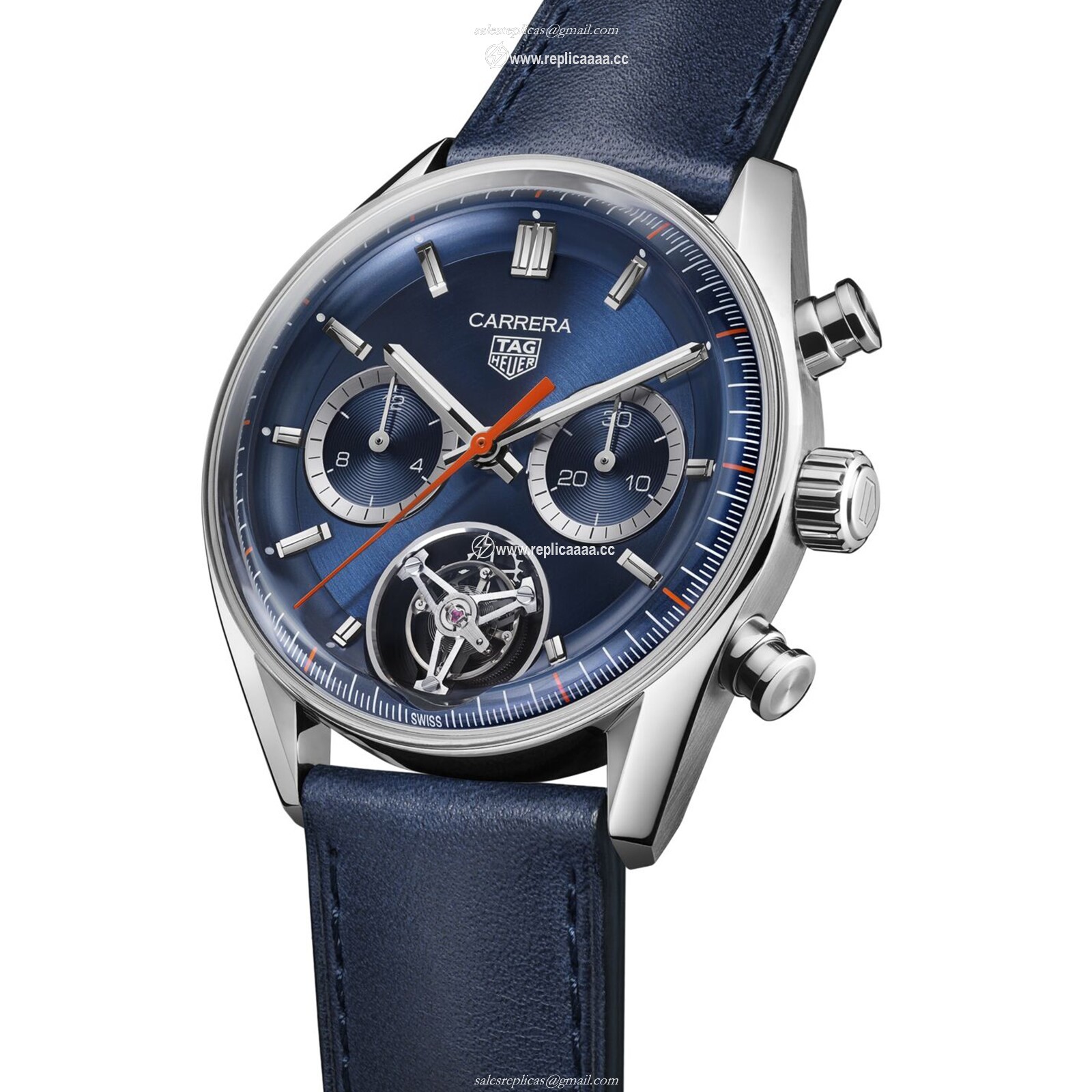 Replica TAG Heuer Carrera Chronograph Tourbillon 42mm Mens details CBS5010.FC6543