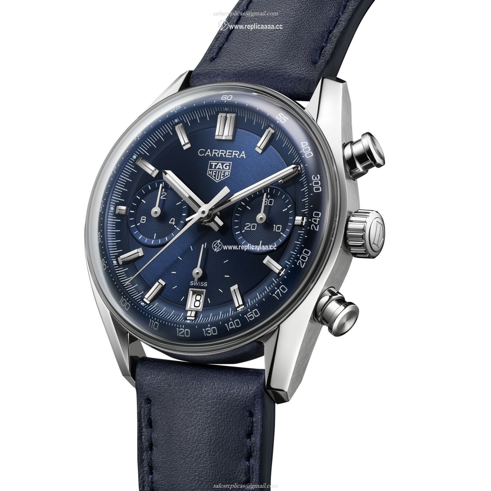 Replica TAG Heuer Carrera Chronograph 39mm Mens details Blue CBS2212.FC6535