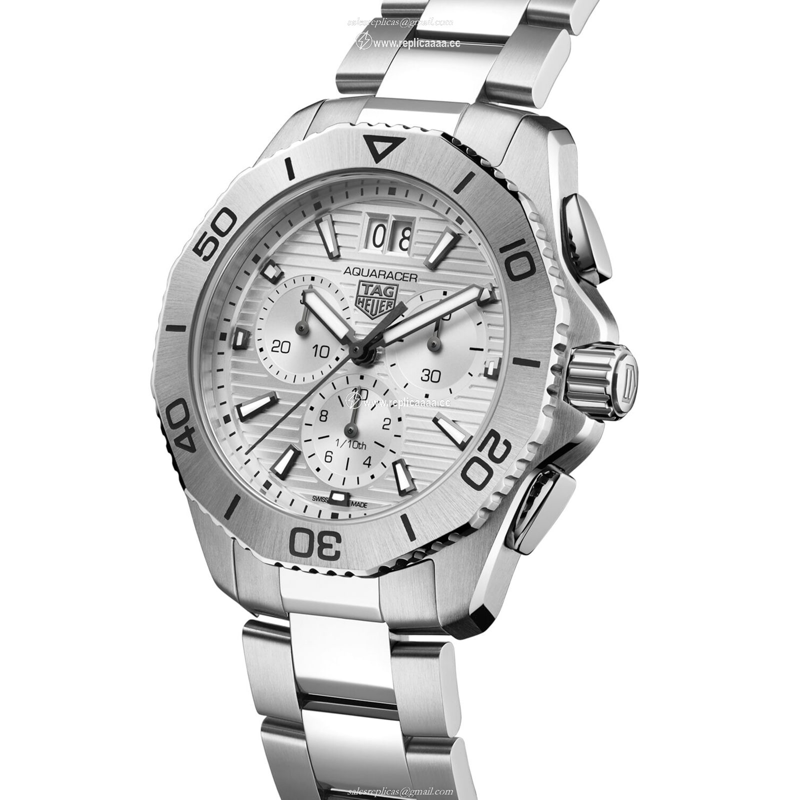 Replica TAG Heuer Aquaracer Chronograph 40mm Mens details Grey CBP1111.BA0627 2 Replica TAG Heuer Aquaracer Chronograph 40mm Mens details Grey CBP1111.BA0627