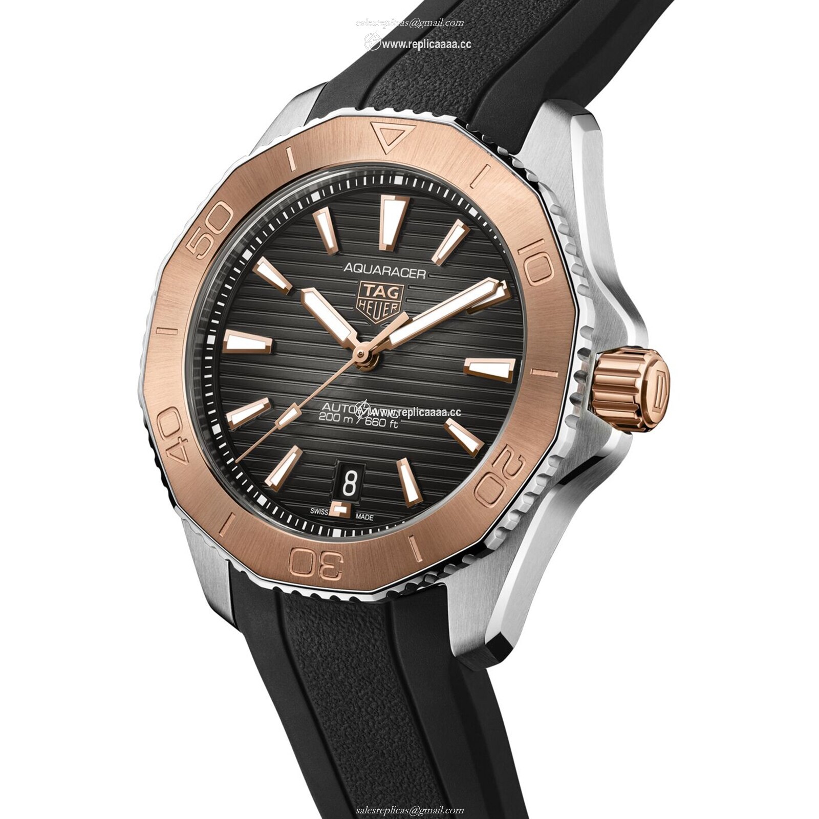 Replica TAG Heuer Aquaracer Professional 200 40mm Mens details Black WBP2151.FT6199 2 Replica TAG Heuer Aquaracer Professional 200 40mm Mens details Black WBP2151.FT6199