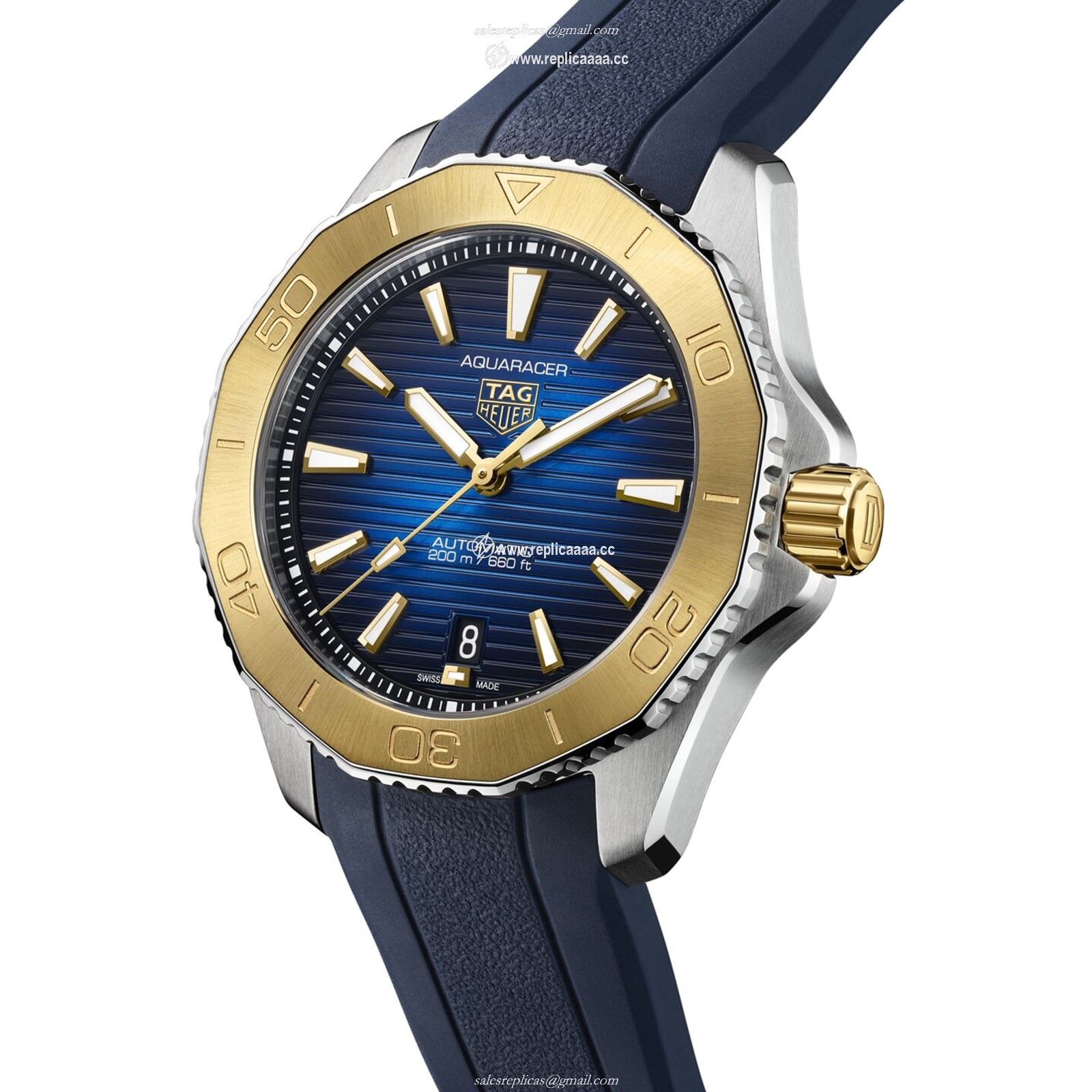 Replica TAG Heuer Aquaracer Professional 200 40mm Mens details Blue WBP2150.FT6210