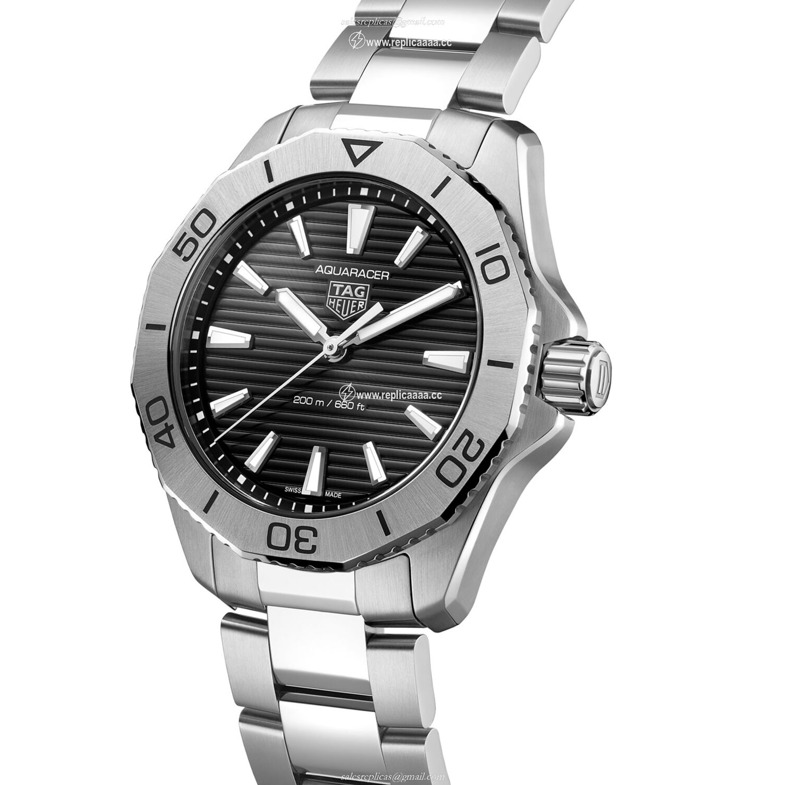 Replica TAG Heuer Aquaracer Professional 200 40mm Mens details WBP1110.BA0627