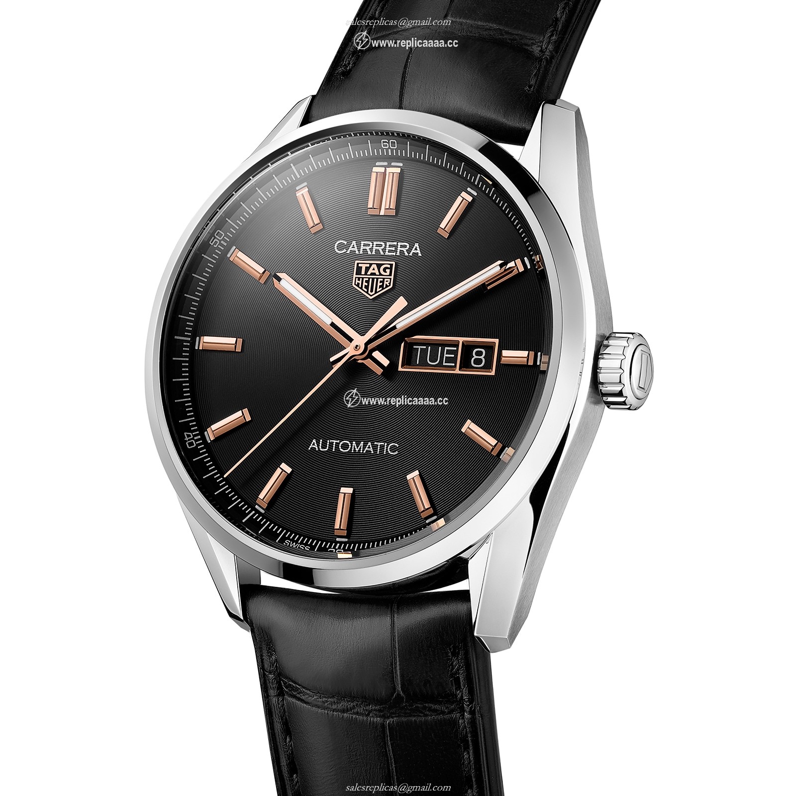 Replica TAG Heuer Carrera Three - Hand Automatic Mens 41mm details WBN2013.FC6503